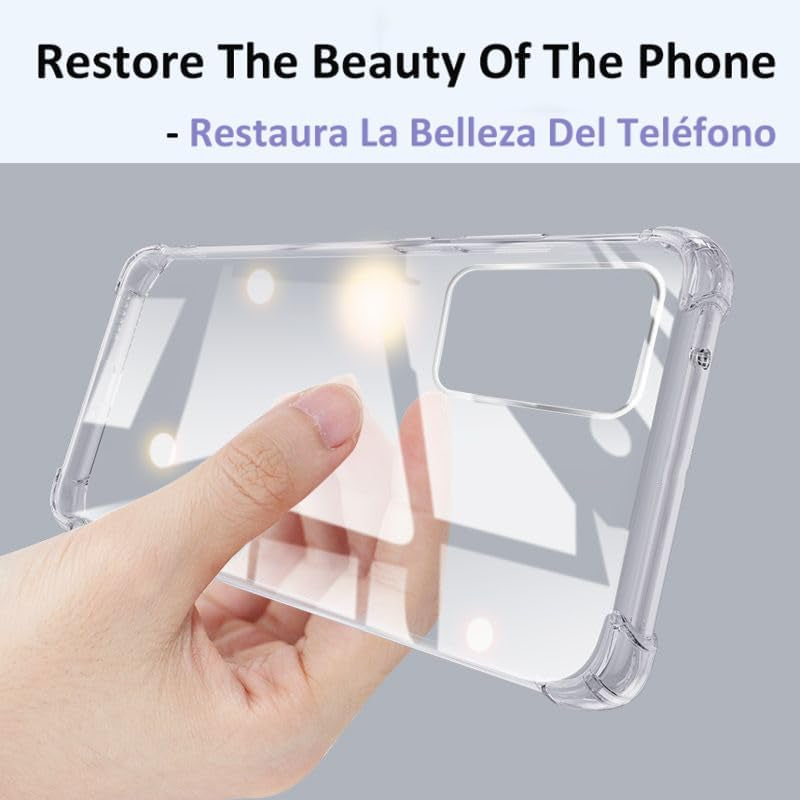 Case for Samsung Galaxy A53 5G Clear TPU Four Corners Protective Cover Transparent Soft