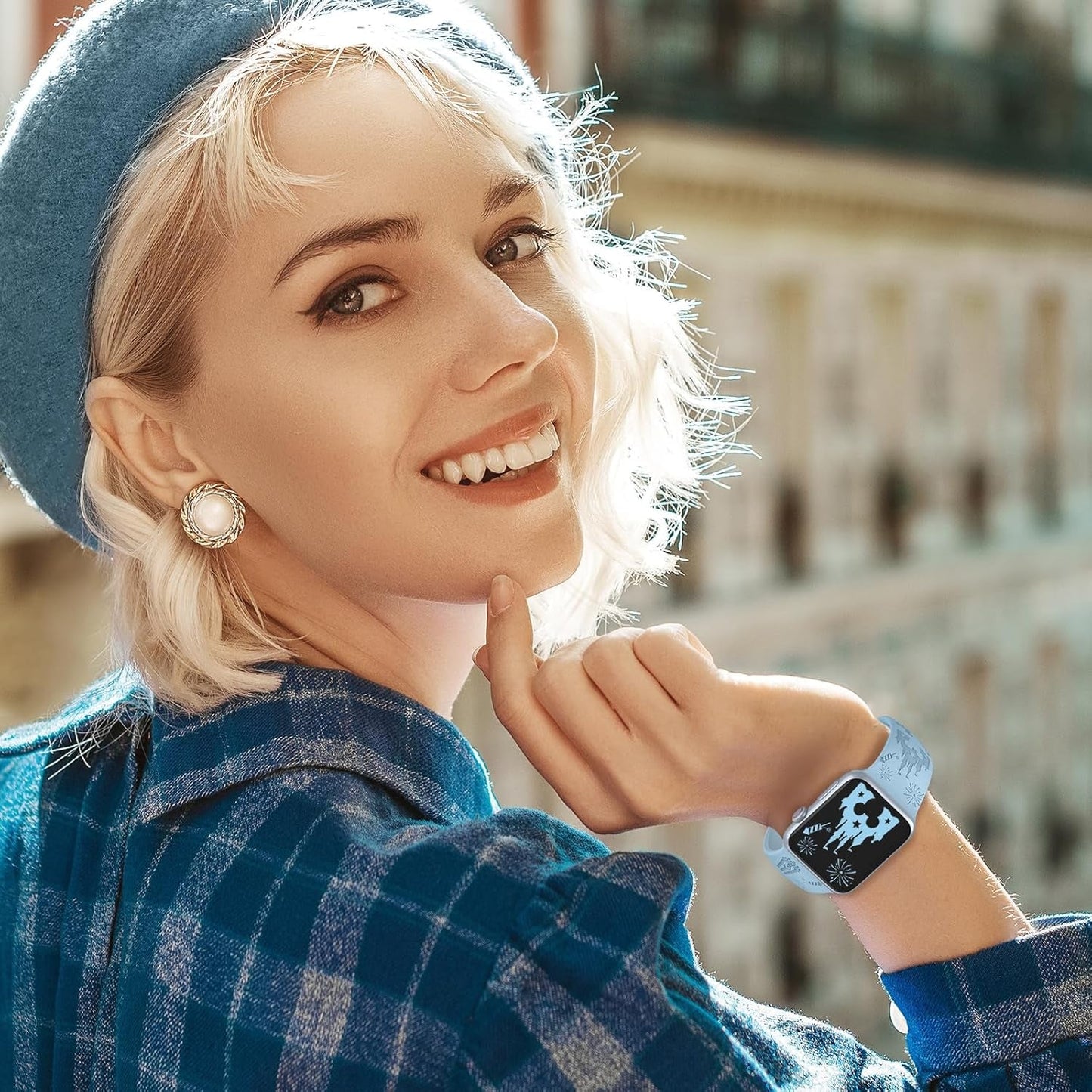 Cartoon Engraved Band Compatible with Apple Watch Bands 40Mm 38Mm 44Mm 45Mm 41Mm 42Mm 49Mm for Women, Soft Silicone Strap Cute Sport Wristband for Iwatch Series 9 8 7 6 5 Ultra 4 3 2 1 SE Ultra2