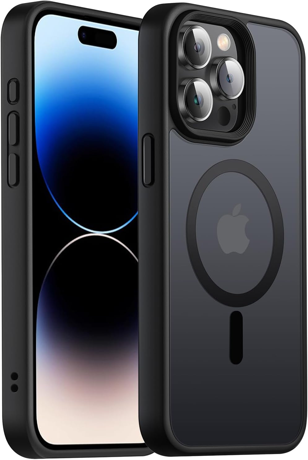 For Iphone 17 Pro Max Case with Camera Lens Protector[10Ft Military-Grade Protection] Compatible with Fit Magsafe Shockproof Slim Thin Cover Case for Iphone 17 Pro Max 6.9 Inch, Orange Bumper