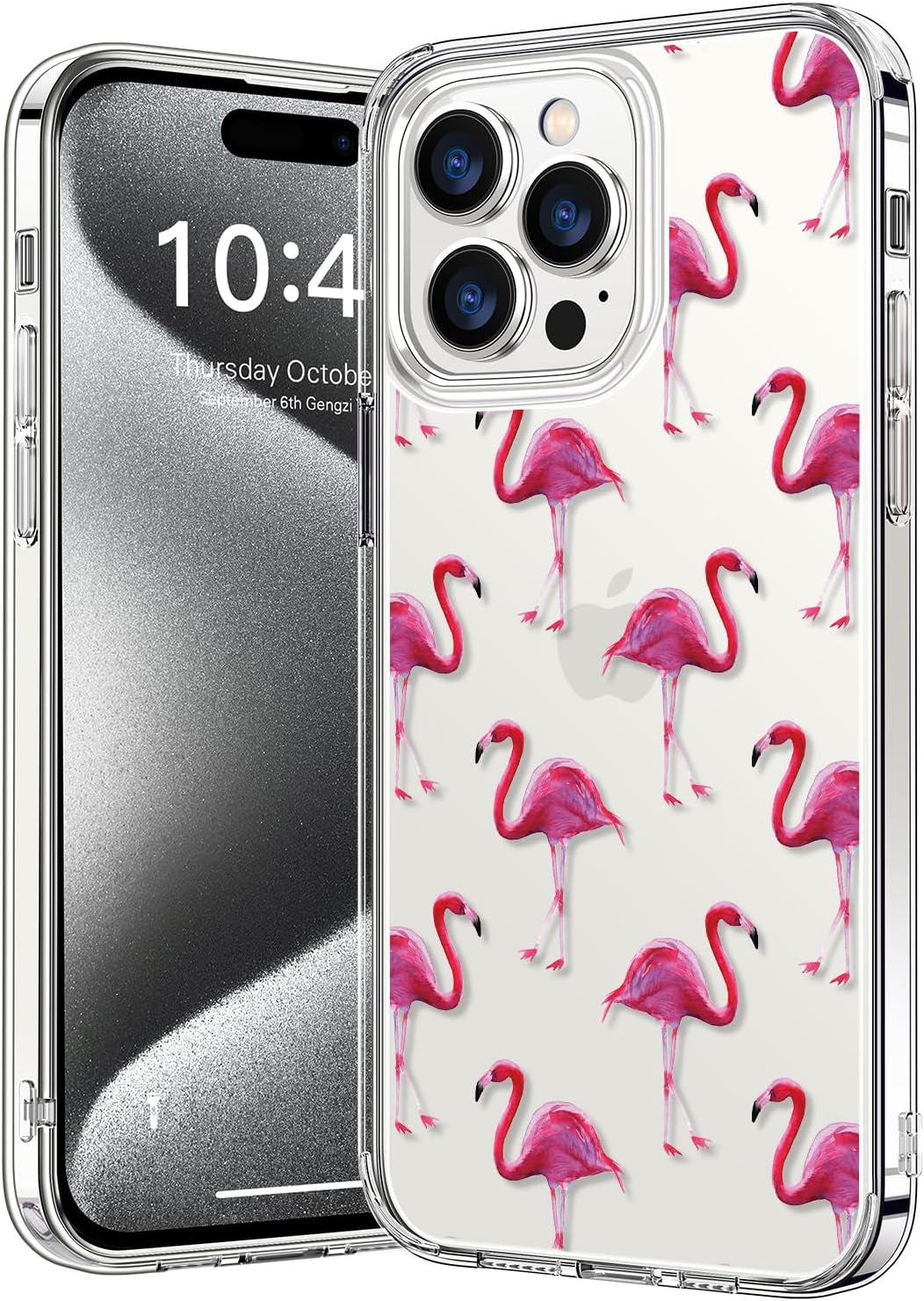 Bicol Compatible with Iphone 15 Pro Case,Crystal Clear Cover with Fashionable Designs for Girls Women,Slim Fit Shockproof Protective Acrylic Phone Case 6.1 Inch,Beautiful Elephant  bicol   