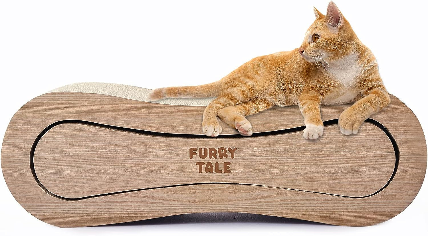 2 in 1 Large Cat Scratcher Pad - Corrugated Cardboard Ultimate Infinity Cat Scratching Board, Reversible Cat Lounge Scratcher for Indoor Cats