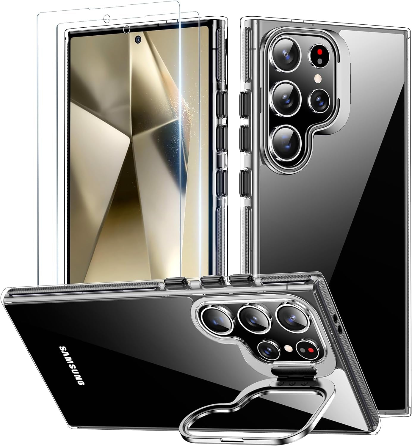 2024 New for Samsung Galaxy S23 Ultra Case Waterproof, [Military Grade Shockproof][Built-In Screen Protector & Glass Camera Protector][Ip68 Underwater][Dustproof][Dropproof] Full Body Phone Case 6.8"