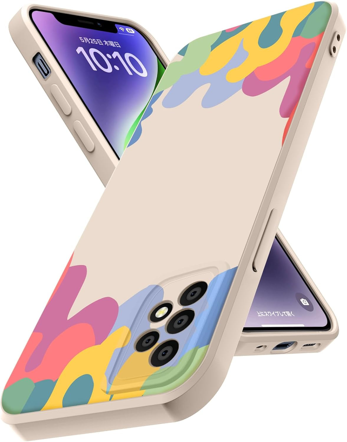 Designed for Galaxy A53 5G Case, Slim Liquid Silicone Shockproof Protective Phone Cover,Soft Anti-Scratch, Camera All-Round Protection Shockproof Case,[Pink] LRM-CHGJ-15-04