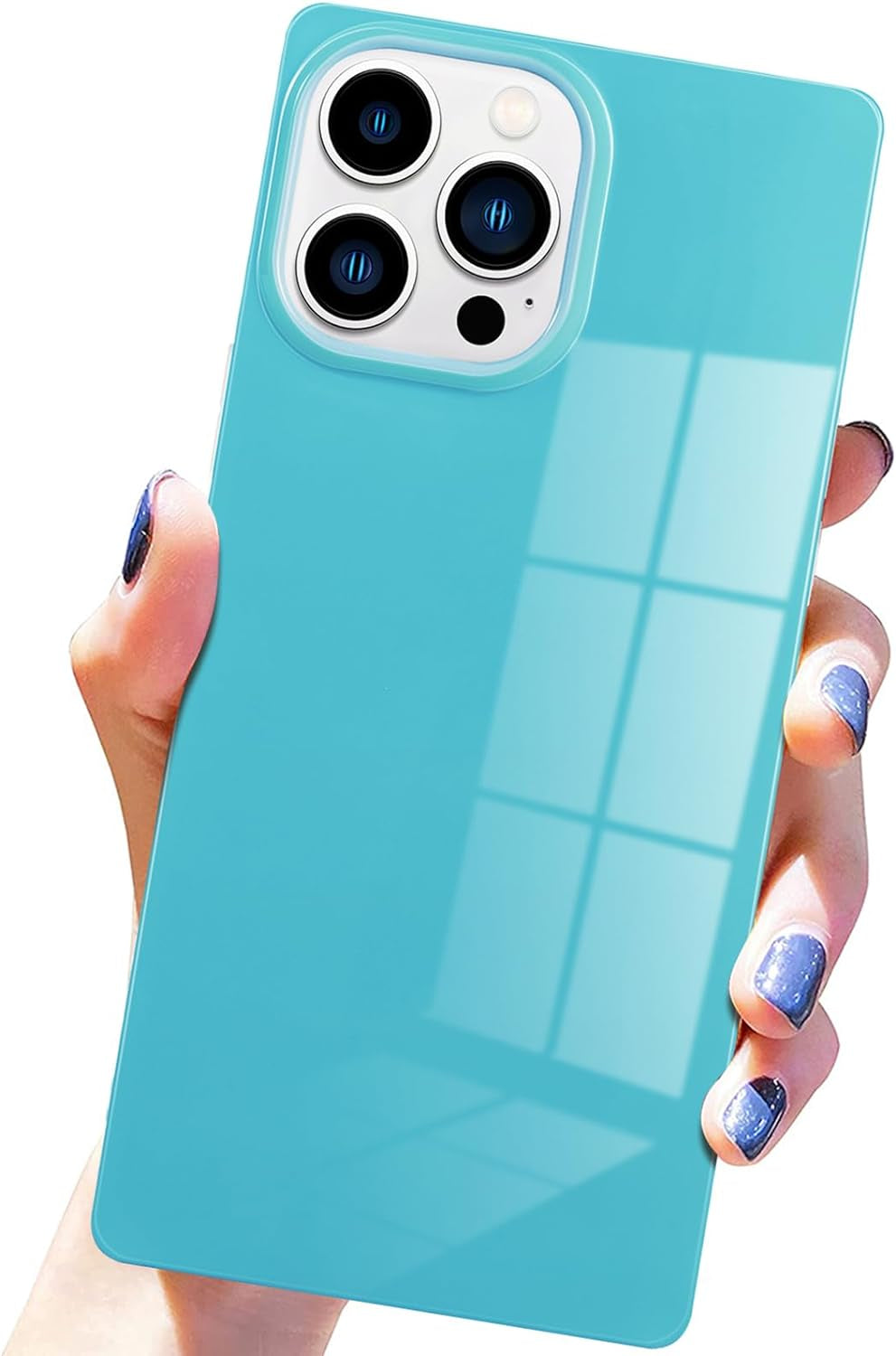 Pevezeda Neon Series Designed for Iphone 15 Pro Max Case 6.7 Inch, Cute Retro Bright Design Shockproof Phone Cases for Women Girls [Square Edge Design] [Reinforced Corners Protection], Lavender  Pevezeda   