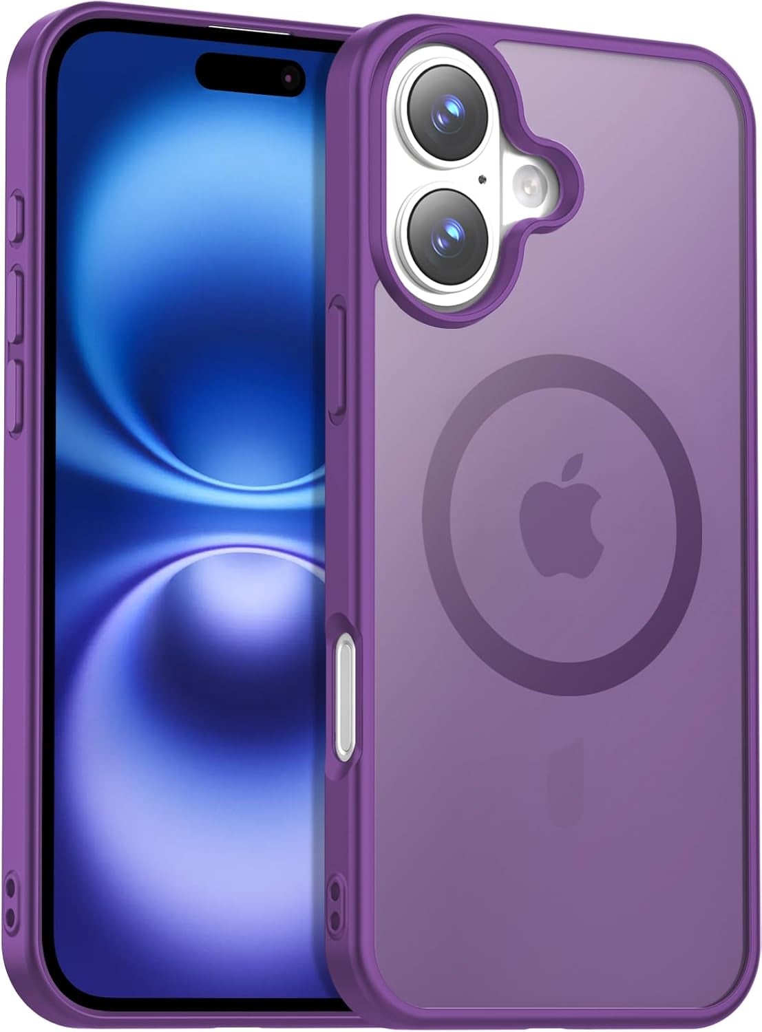 Temdan for Iphone 17 Pro Max Case Clear with Screen Protector, Compatible with Magsafe, Anti-Yellowing, Military-Grade Protection, Shockproof Slim Magnetic Phone Case Cover, Transparent