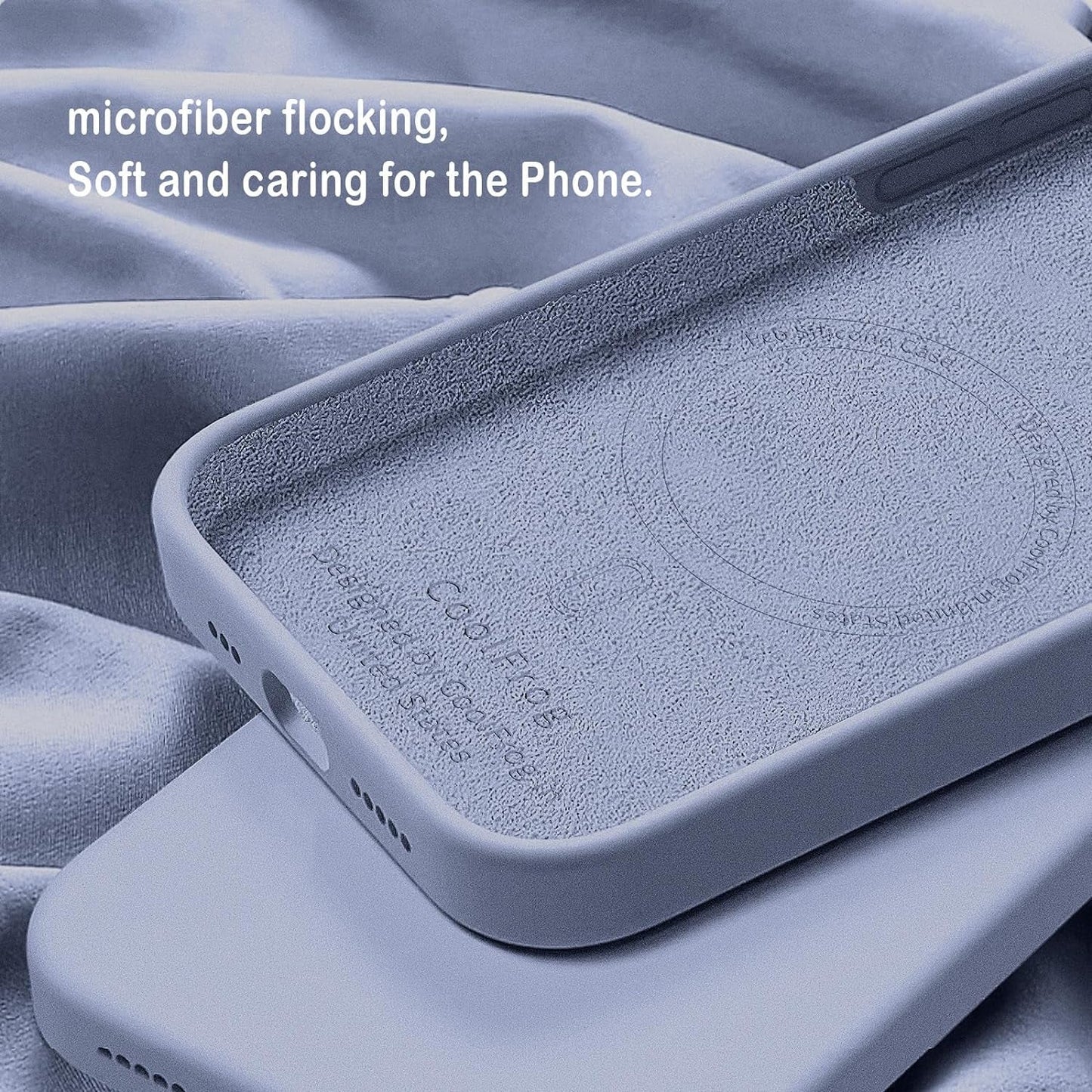 Coolfrog for Iphone 15 Pro Case, Compatible with Magsafe, 6.1" Silicone Shockproof Military-Grade Protection, Magnetic Phone Case for Men Women, Clove Purple  CoolFrog   