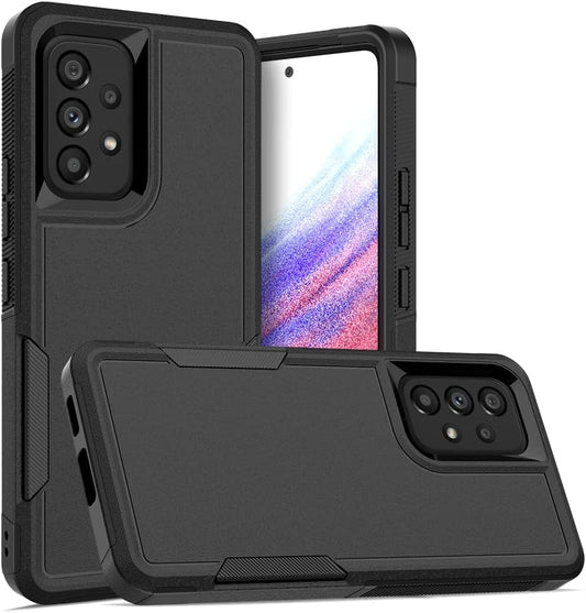 Galaxy A53 5G (2022) Case, 2 in 1 Shockproof Protective Phone Case, Samsung A53 5G Case Rugged PC Front Cover + Soft Silicone Non-Slip Dustproof Protection Back Cover