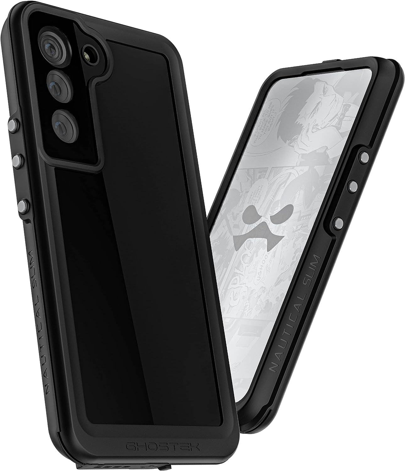 Ghostek NAUTICAL Slim Galaxy S22 Waterproof Case with Screen & Camera Protector, Shockproof Cover - Clear (6.1-Inch)
