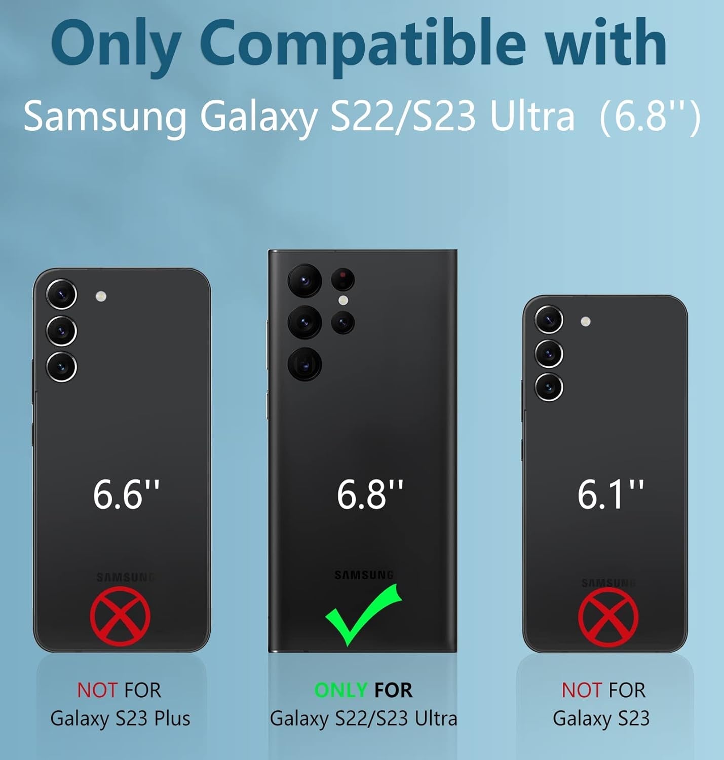 FNTCASE for Samsung Galaxy S23-Ultra Case: S22 Ultra Military Grade Shockproof Protection Mobile Case with Kickstand & Matte Textured Rugged TPU Shell | Drop Proof Protective Phone Cover