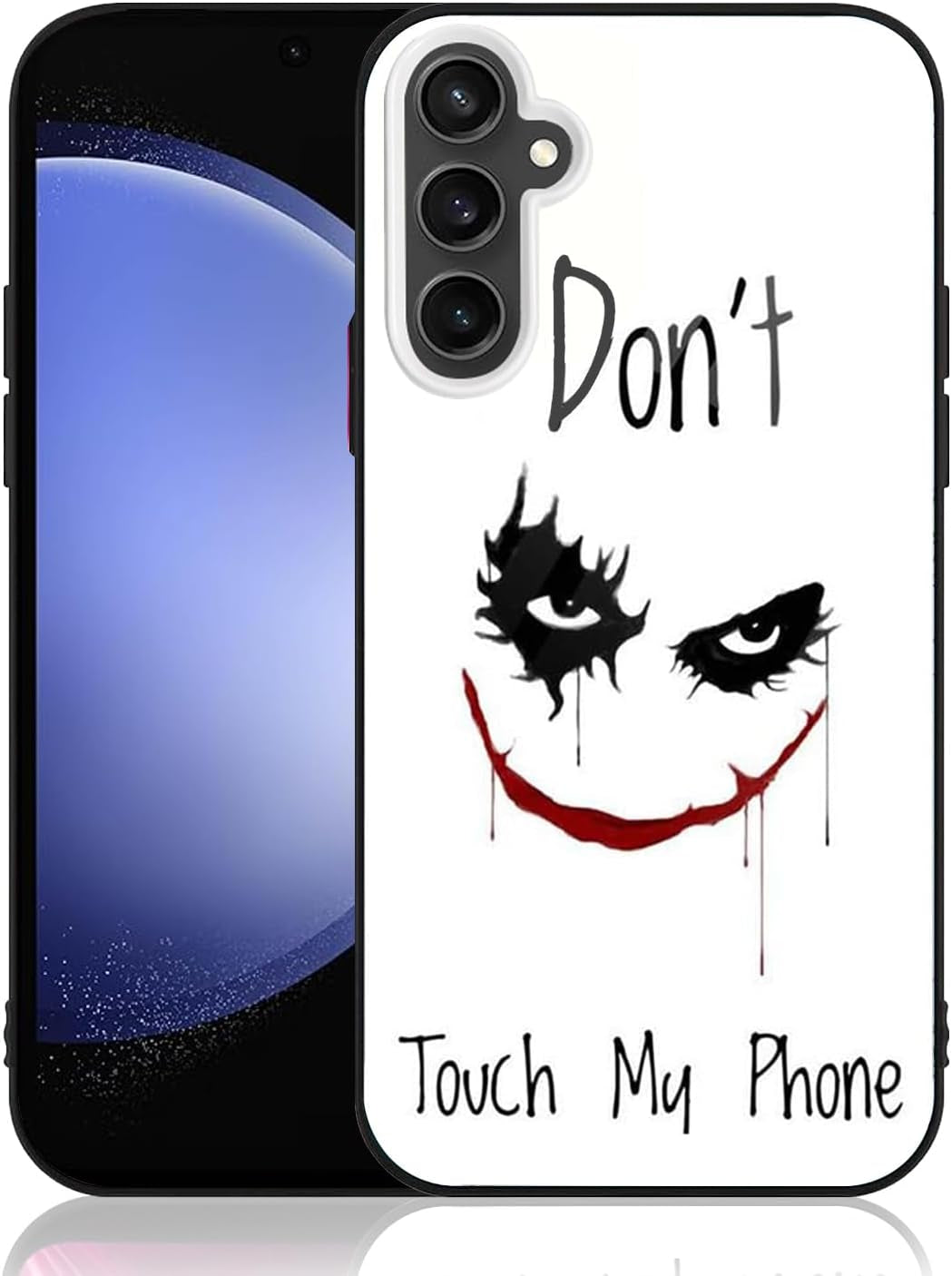 2 Pack Cute Funny Cartoon Phone Case for Samsung Galaxy S23 FE 5G Slim Soft TPU Full Protective Shockproof Anime Case for Kids Adults Women Men for Samsung Galaxy S23 FE 5G(Blue)