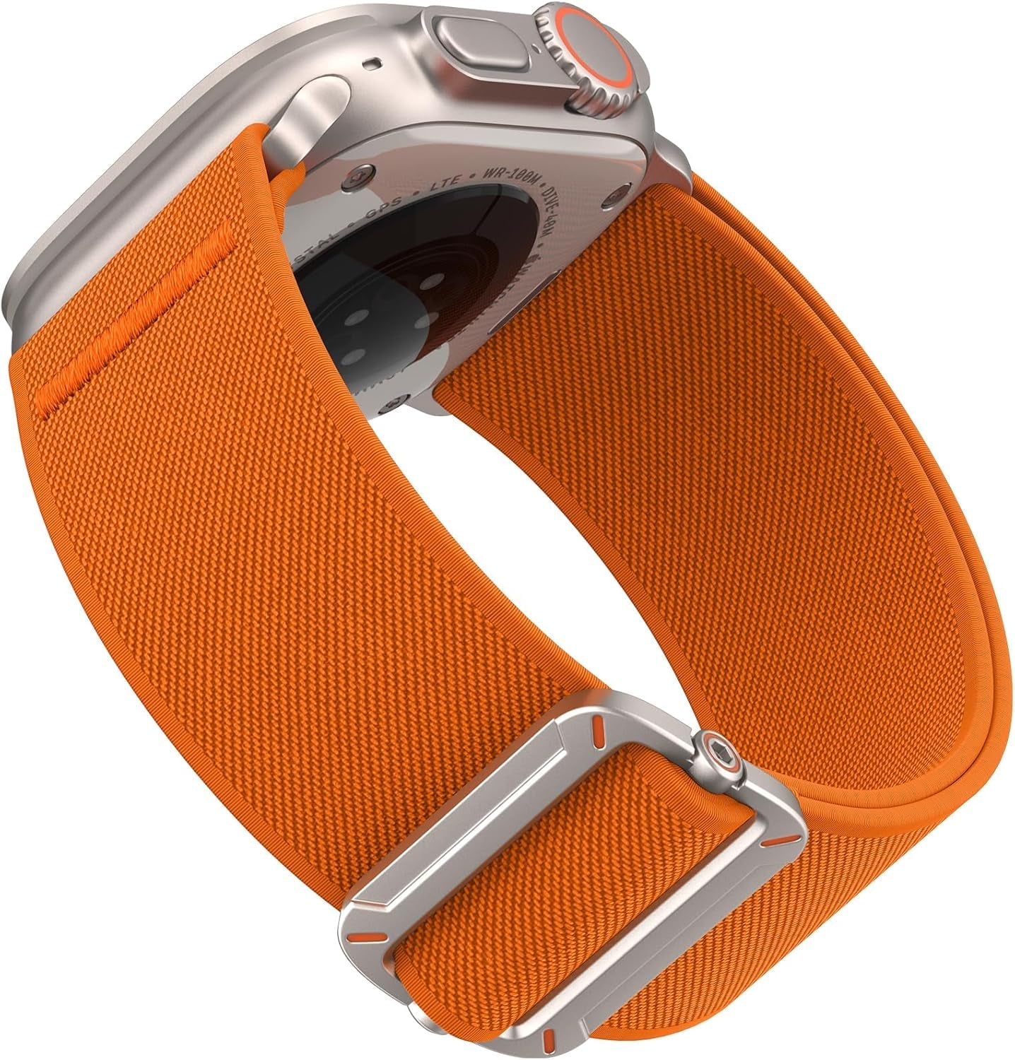 EOMTAM Stretchy Nylon Sport Band Compatible for Apple Watch Band 42Mm 44Mm 45Mm 49Mm Men,Wristbands for Iwatch Series 9 Ultra 2/1 8 SE 7 6 5 4 3