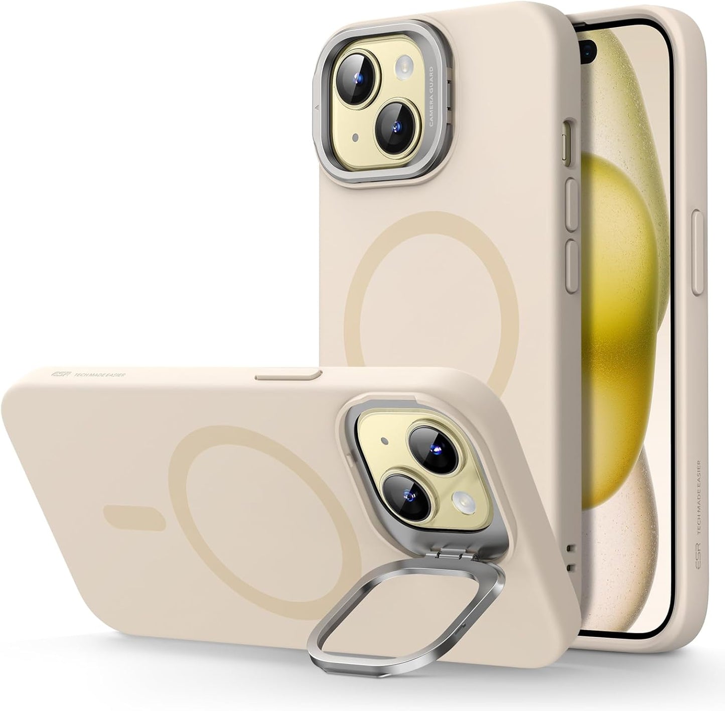 ESR for Iphone 17 Pro Max Case with Stash Stand, Camera Control Cover Compatible with Magsafe, Military-Grade Drop Protection Phone Case for Iphone 17 Pro Max, Scratch-Resistant Back Cover, Clear