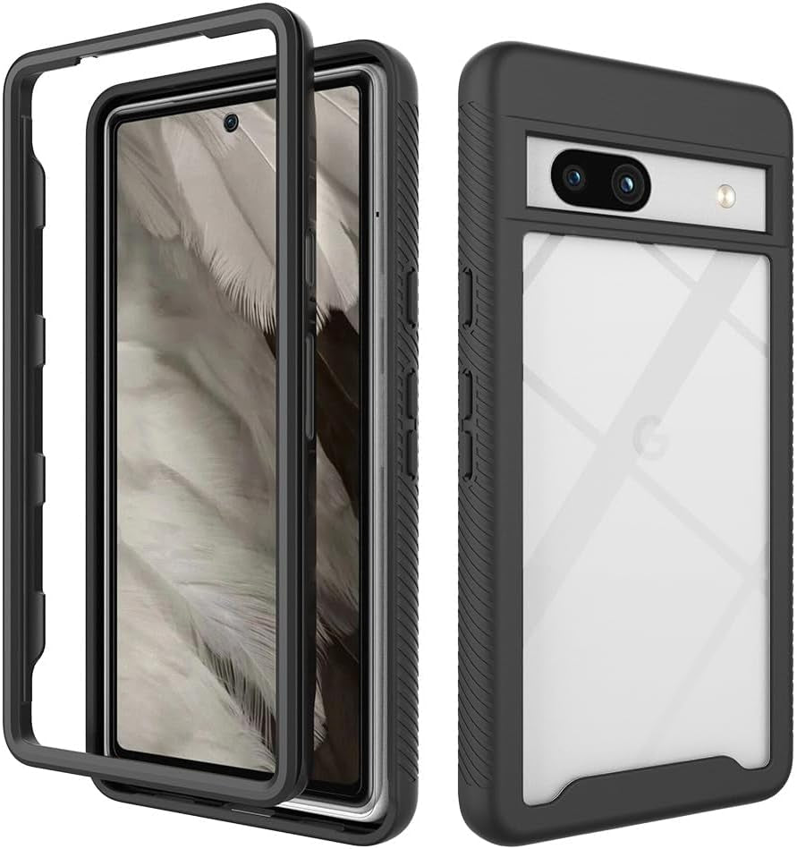 For Samsung Galaxy A14 5G Case Hybrid Drop Protection Clear Case Heavy Duty Hard Rugged Anti-Slip Bumper Anti-Scratch Armor Protective Phone Cover for Samsung Galaxy A14 Black