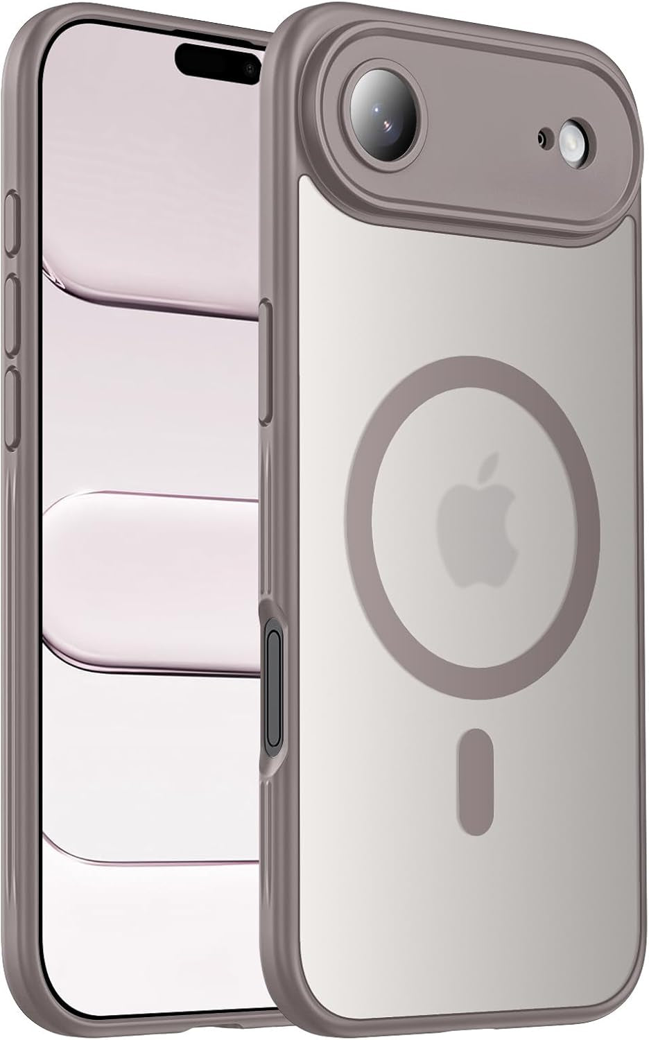 Designed for Iphone 17 Pro Max Case, Compatible with Magsafe, [Camera Protection] [15FT Military Drop Protection] Shockproof Translucent Matte Anti-Slip Phone Case, 6.9", Deep Blue