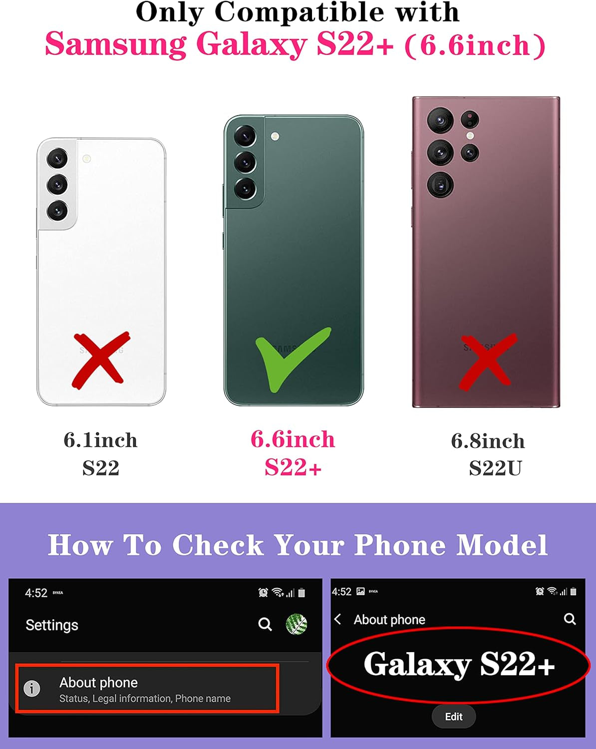 Goocrux for Samsung Galaxy S22 plus Case Leopard for Girls Women Cheetah Print Phone Cover Cute Black Animal Fashion Design with Slide Camera Cover Aesthetic Girly Cases for Galaxy S22 plus 5G 6.6''