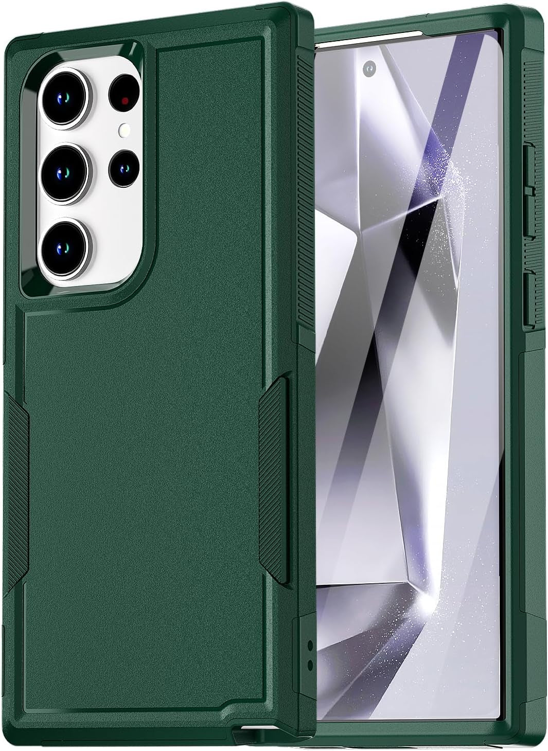 Aicase Belt-Clip Holster Case for Galaxy S24 Ultra with Screen Protector,Heavy Duty Drop Protection Full Body Rugged Shockproof/Dustproof Military Grade Tough Durable Cover for Samsung S24 Ultra