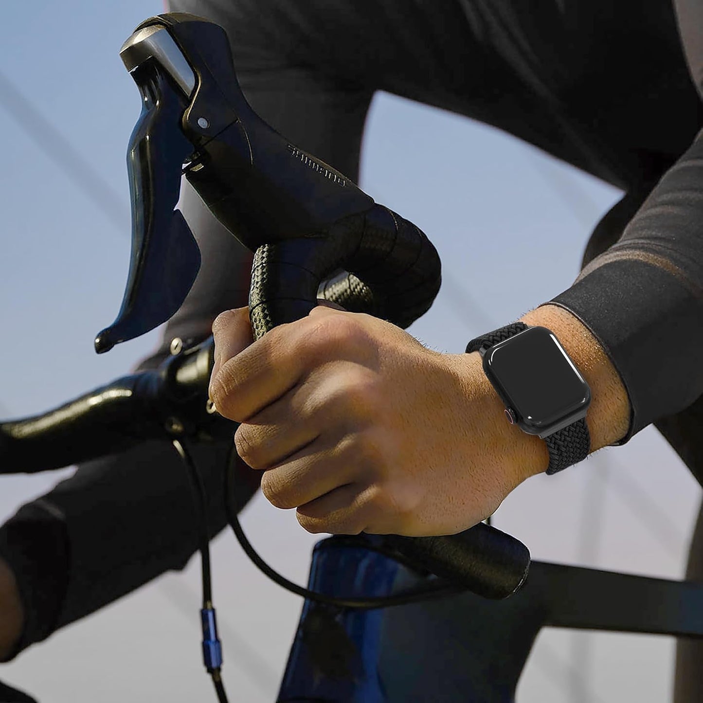 Arae 2 Pack Magnetic Stretchy Watch Band Compatible for Apple Watch Band 38Mm 40Mm 41Mm Wristbands for Iwatch Series 9 8 7 6 5 4 SE 3 2 1 Ultra 1 2 Women Men