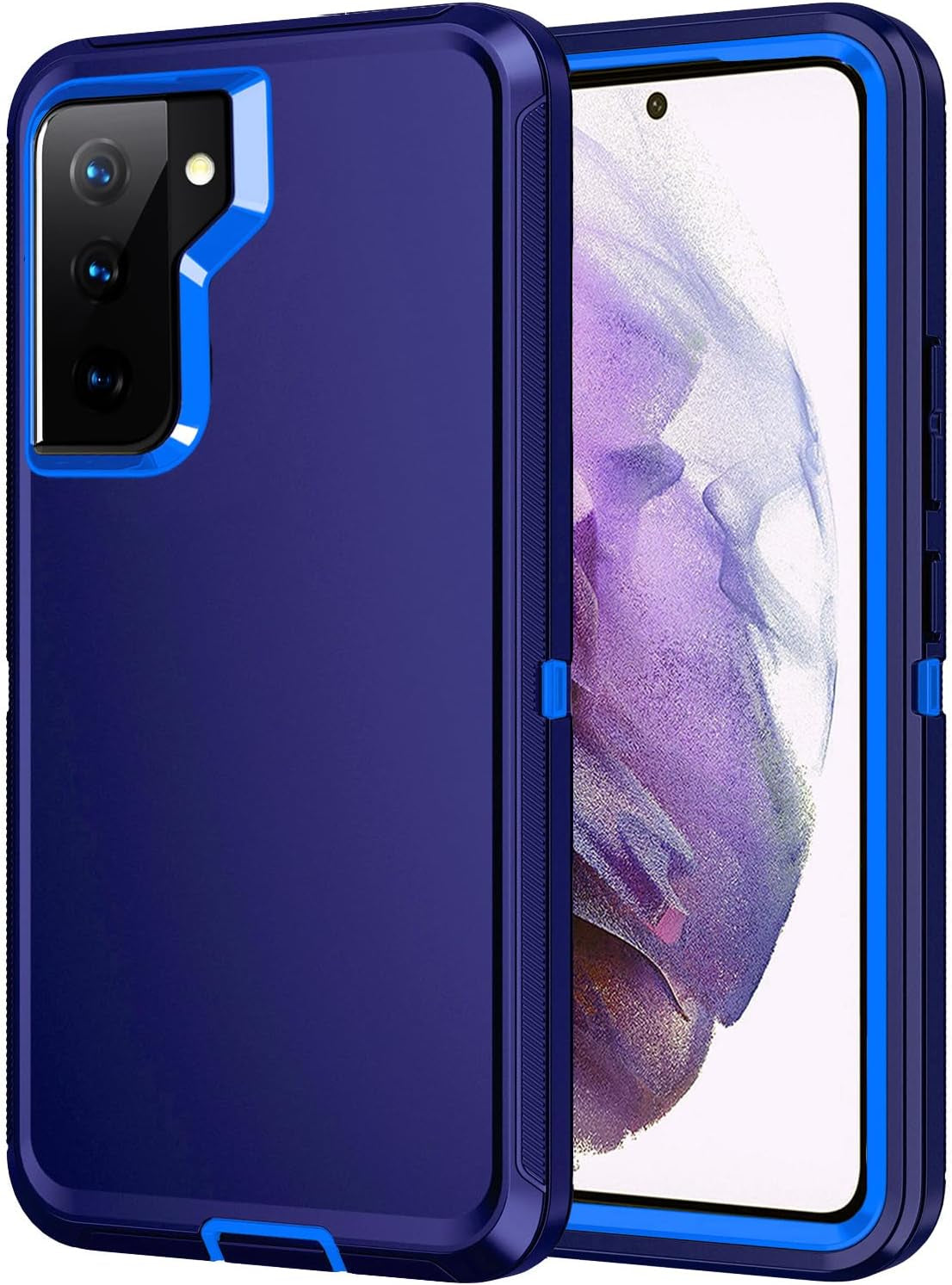 For Galaxy S22 Case,Heavy Duty Shockproof Dust/Drop Poof 3 Layers Full Bady Protection Rugged Cover Case for Galaxy S22,Turquoise