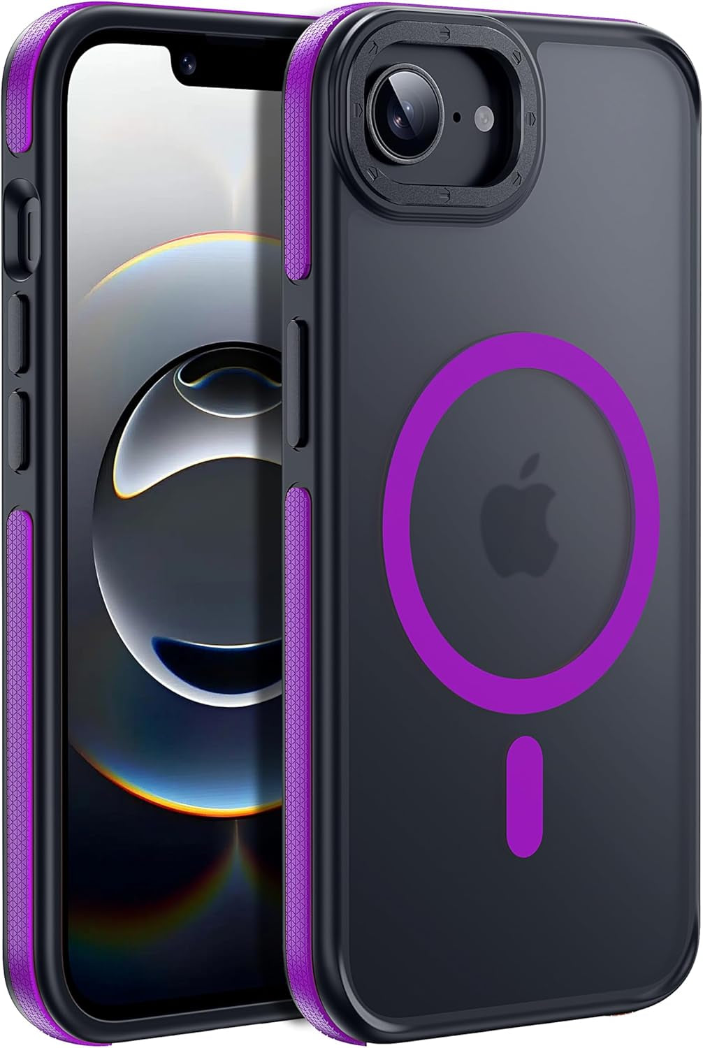 For Iphone 17 Pro Max Case with Camera Lens Protector[10Ft Military-Grade Protection] Compatible with Fit Magsafe Shockproof Slim Thin Cover Case for Iphone 17 Pro Max 6.9 Inch, Orange Bumper