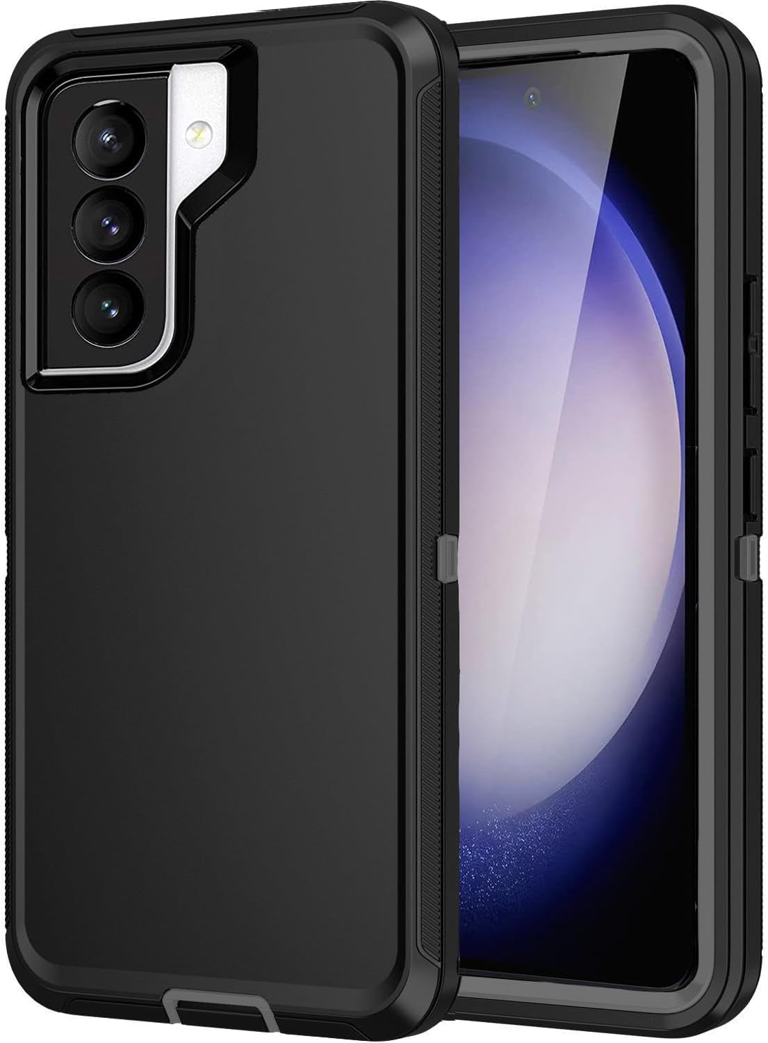 For Galaxy S22 Case,Heavy Duty Shockproof Dust/Drop Poof 3 Layers Full Bady Protection Rugged Cover Case for Galaxy S22,Turquoise