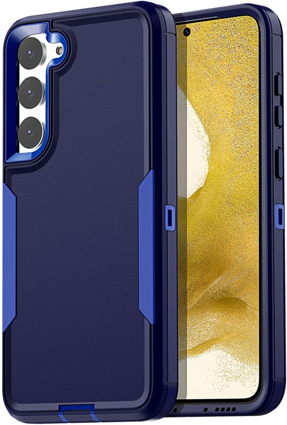 Aicase Case for Samsung Galaxy S22 Plus,Support Magnetic Car Mount Heavy Duty 2-Layer Pocket-Friendly Durable Military Grade Protection Shockproof/Drop Proof Protective Cover for S22 Plus_3