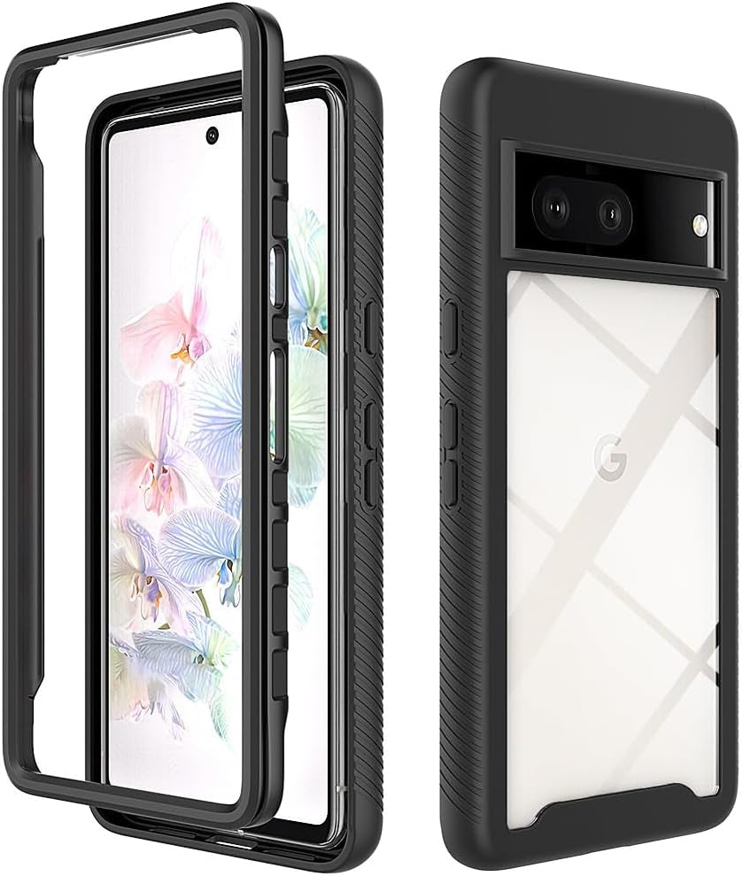 For Samsung Galaxy A14 5G Case Hybrid Drop Protection Clear Case Heavy Duty Hard Rugged Anti-Slip Bumper Anti-Scratch Armor Protective Phone Cover for Samsung Galaxy A14 Black