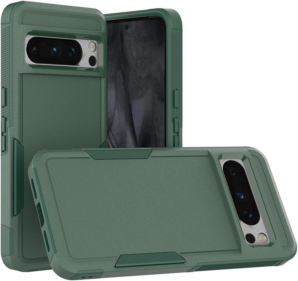 Case for Pixel Fold 5G, Shockproof, Strong and Durable Phone Protective Case for Google Pixel Fold 2023, Black  WOGROO Green Pixel 8 Pro 
