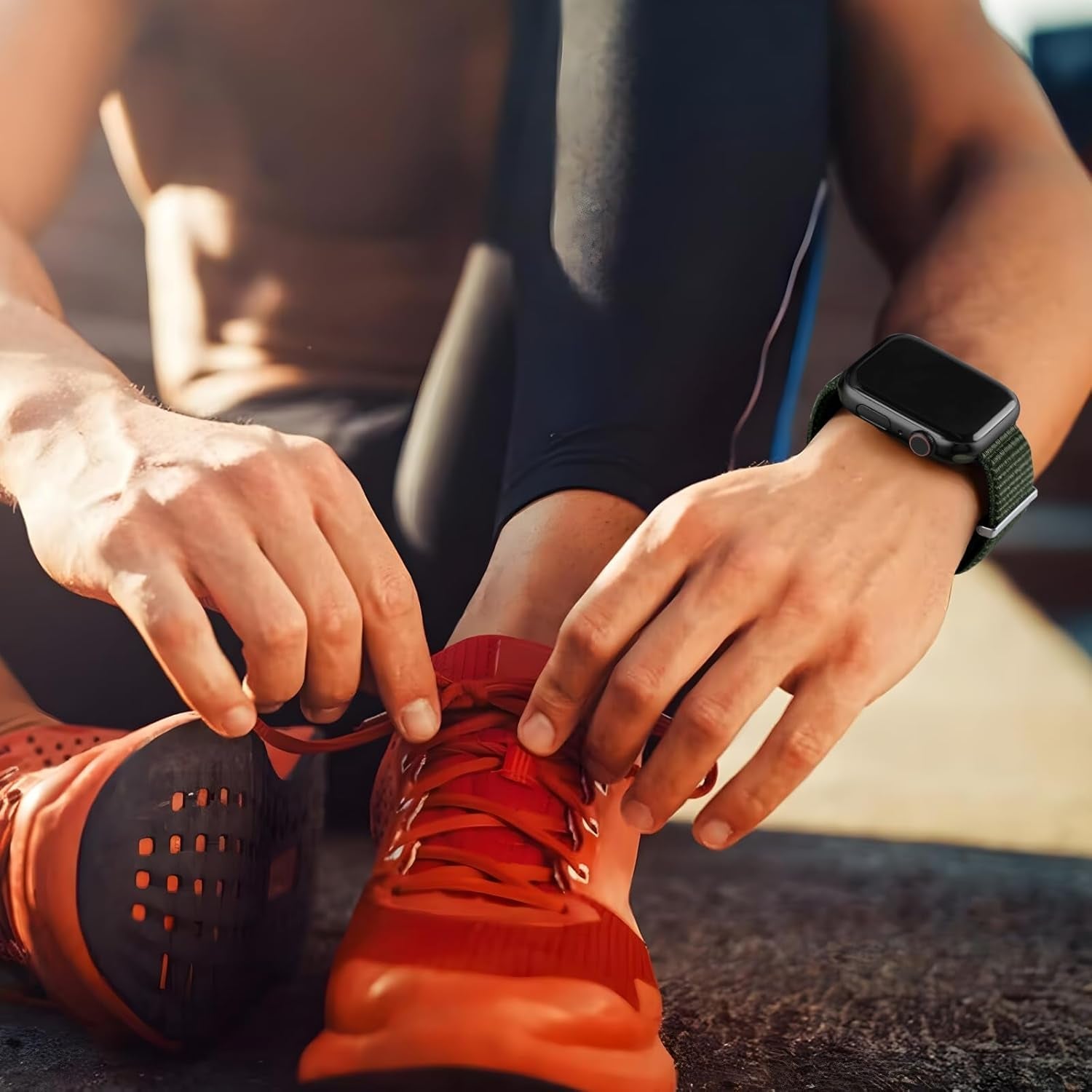 5 Pack Nylon Sport Loop Band Compatible with Apple Watch Bands 38Mm 40Mm 41Mm 42Mm 44Mm 45Mm 49Mm,Adjustable Braided Wristband Stretchy Strap for Iwatch Serie 9 Ultra SE2 SE 8 7 6 5 4 3 2 1 Gray Men