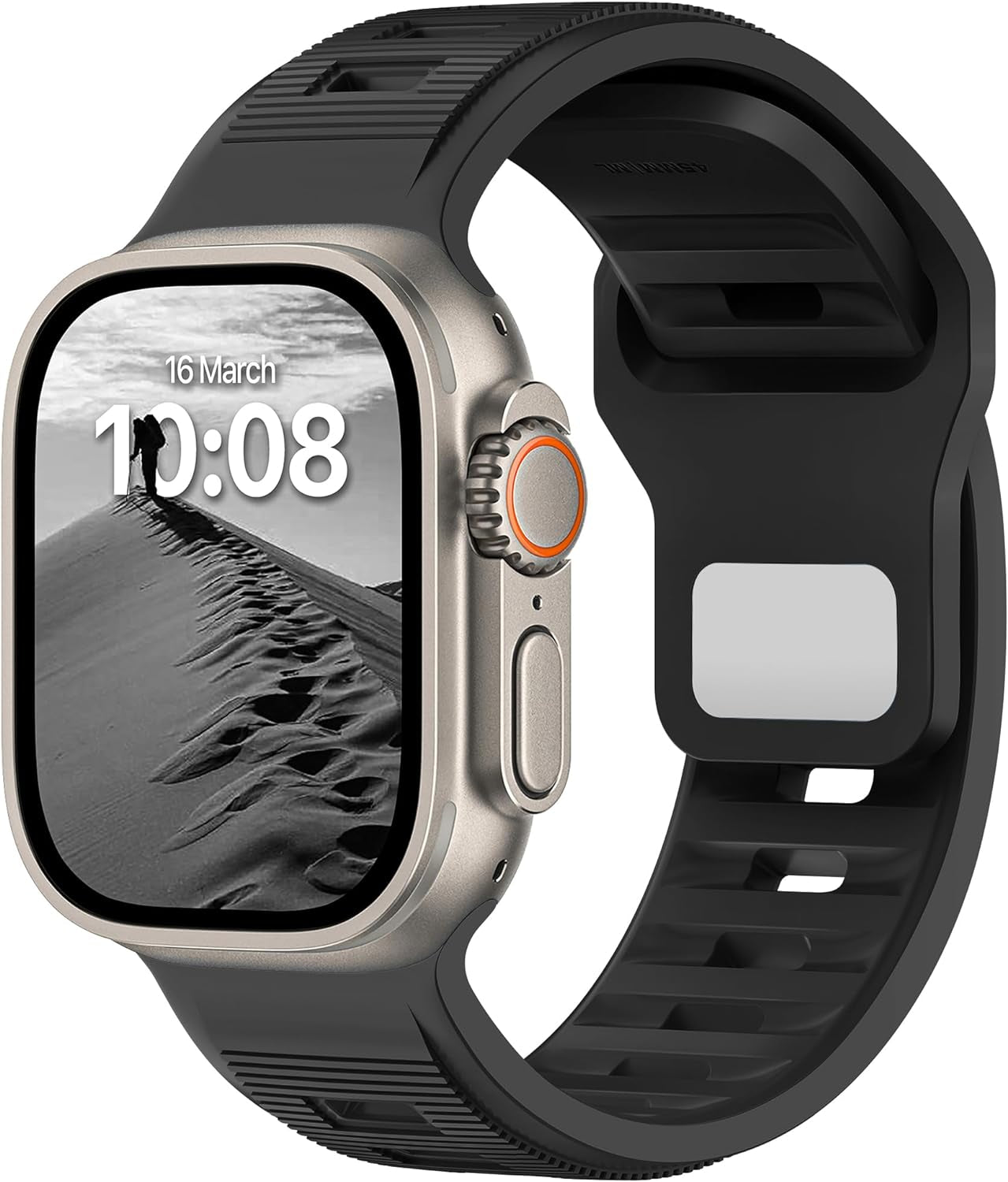 DONEGANI MC1 Sport Band Compatible with Apple Watch Bands Ultra Se 49Mm 45Mm 44Mm 42Mm 41Mm 40Mm 38Mm Men Women Series 9 8 7 6 5 4 3 2 1 Iwatch Strap Silicone Green Christmas