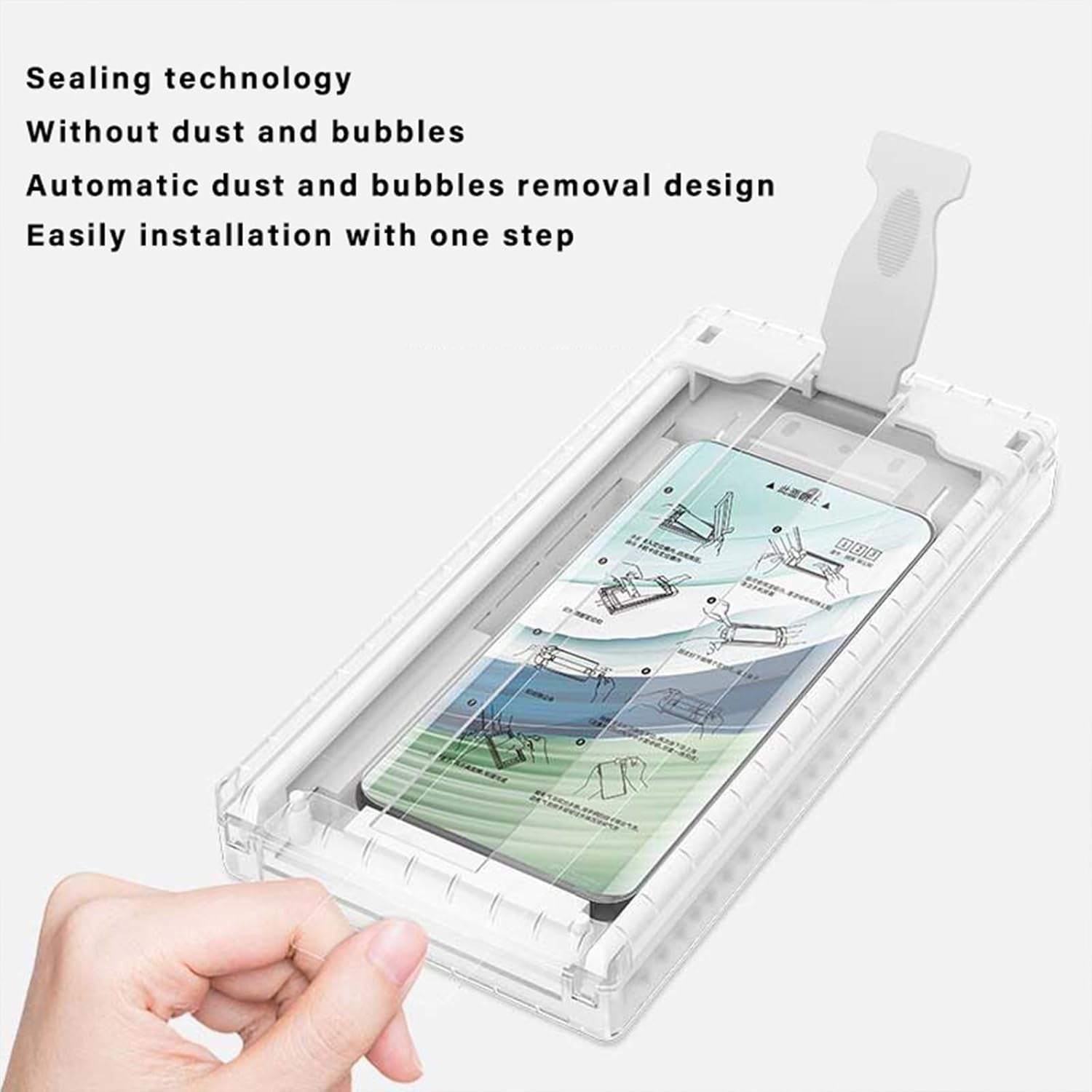 2Pack Screen Protector for Samsung Galaxy S23 Ultra/S22 Ultra, Auto-Alignment Kit,3-Second Installation, Bubble-Free & Self-Healing, 3D Curved Full Coverage & Scratch Resistant，Not Glass