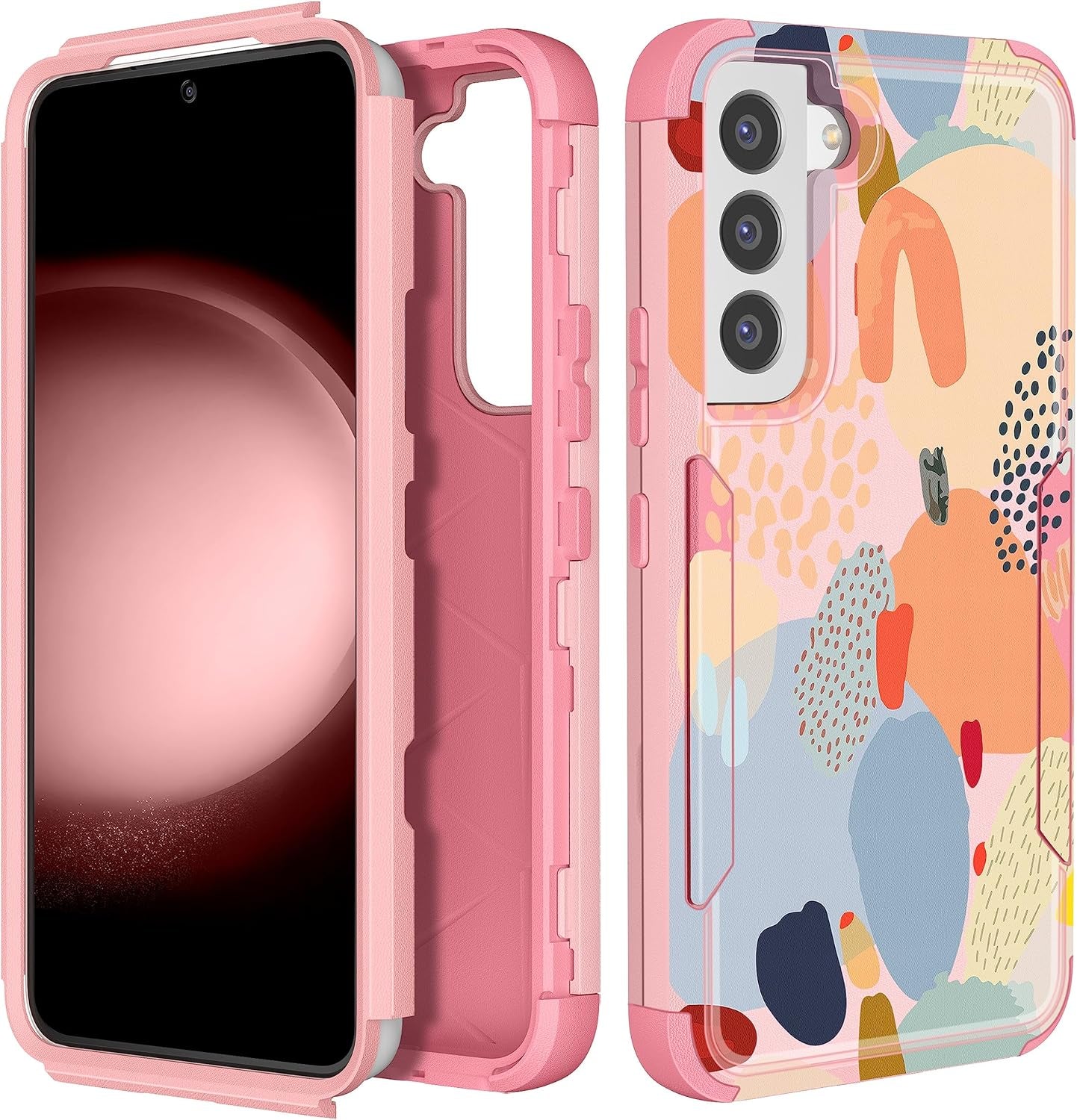 For Samsung Galaxy S22 Case Heavy Duty Protective Designer Strawberry Drop Tested Cute Cases for Men Women Girls Shockproof Protection Rugged Bumper Phone Cover for Galaxy S22 6.1"