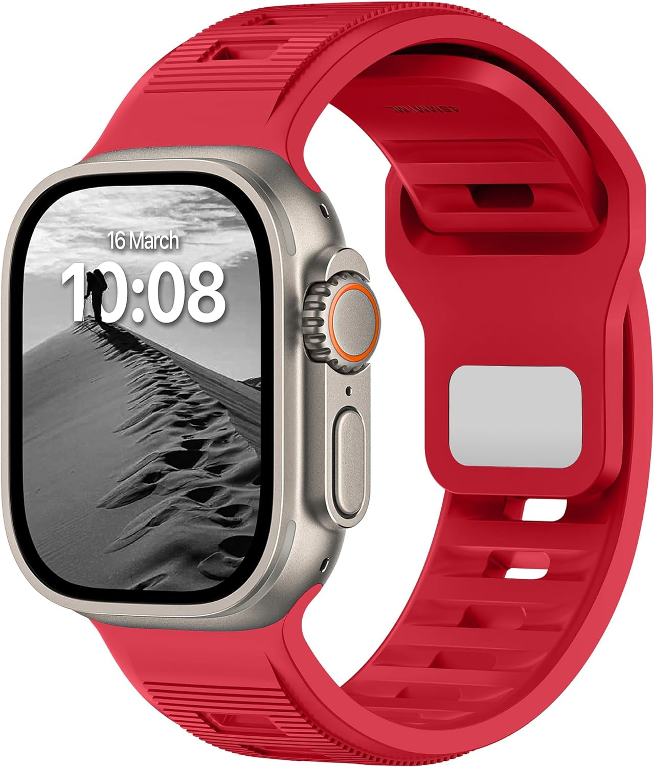 DONEGANI MC1 Sport Band Compatible with Apple Watch Bands Ultra Se 49Mm 45Mm 44Mm 42Mm 41Mm 40Mm 38Mm Men Women Series 9 8 7 6 5 4 3 2 1 Iwatch Strap Silicone Green Christmas