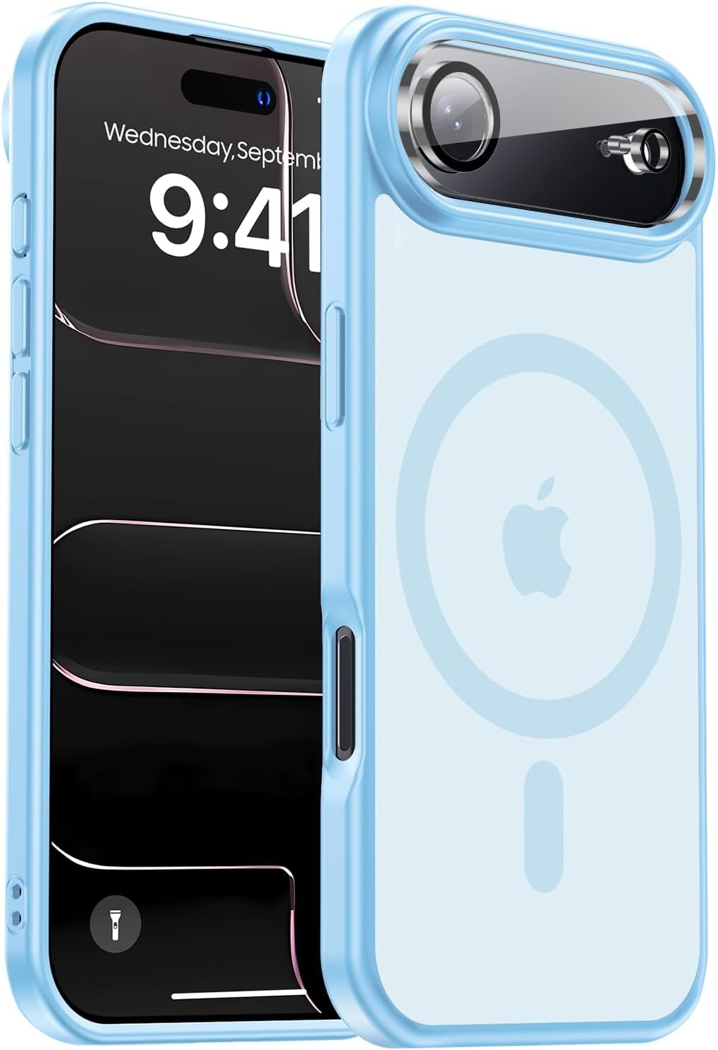 For Iphone 17 Pro Max Case with Camera Lens Protector[10Ft Military-Grade Protection] Compatible with Fit Magsafe Shockproof Slim Thin Cover Case for Iphone 17 Pro Max 6.9 Inch, Orange Bumper