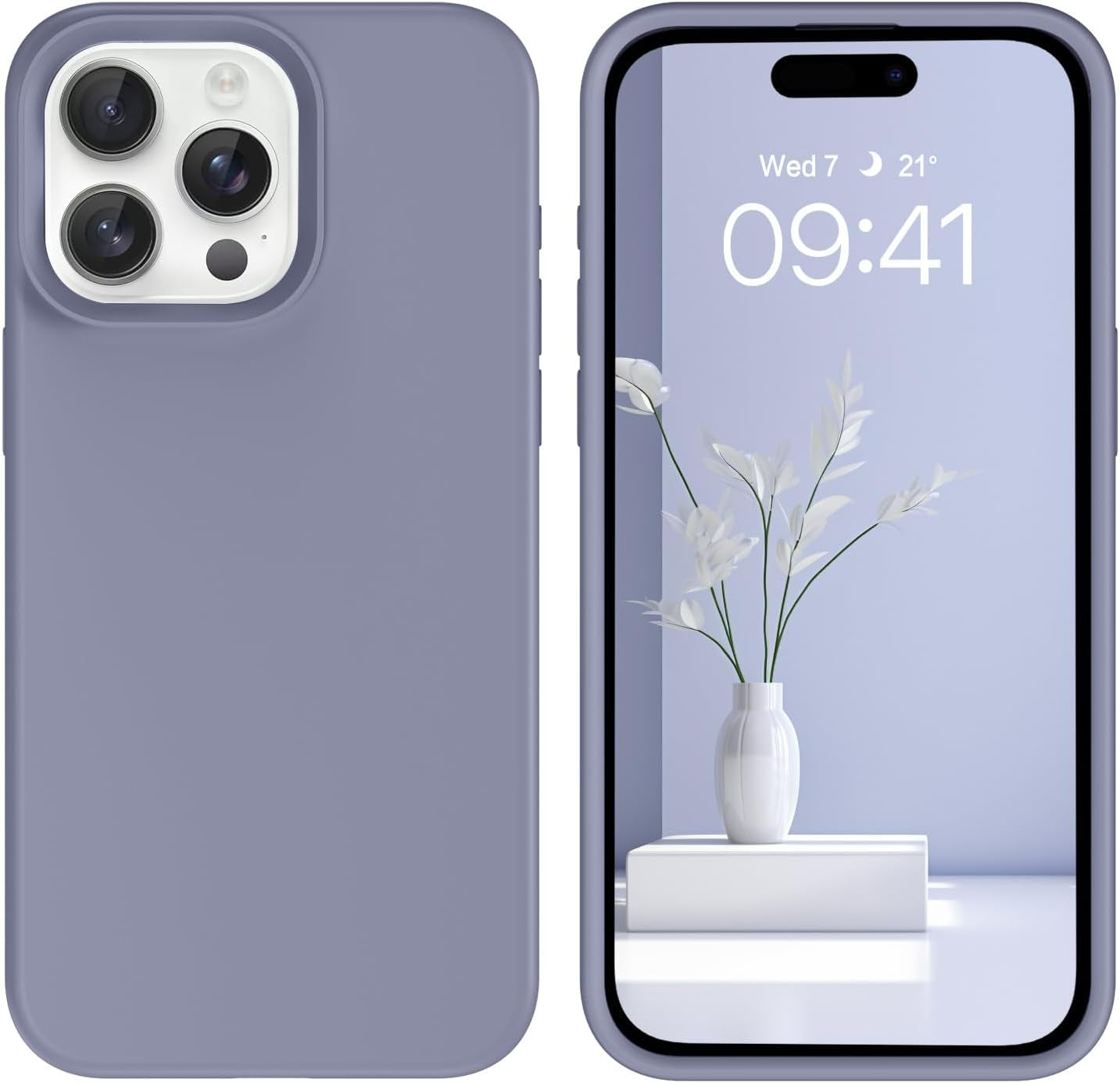 BENTOBEN for Iphone 15 Pro Case, Iphone 15 Pro Phone Case, Soft Silicone Gel Bumper Shockproof Phone Case, Anti-Scratch Protective Case Cover with Microfiber Lining for Iphone 15 Pro 6.1", Hot Pink  BENTOBEN   