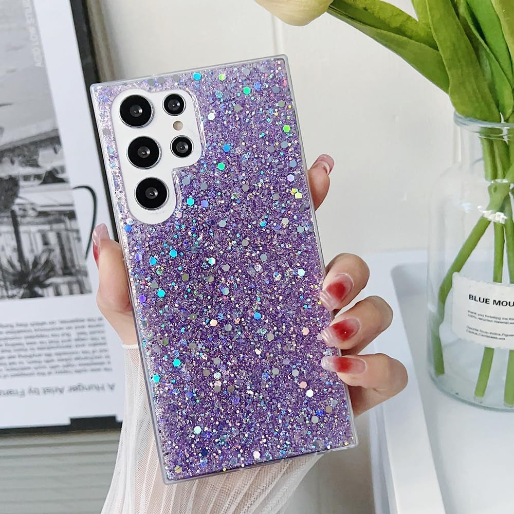 Case for Samsung Galaxy A53 5G Case Glitter Bling for Women Girls Sparkle Cover Cute Protective Phone Cases (Gold)