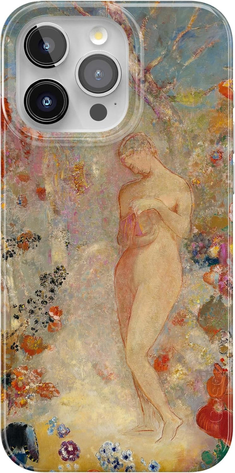 Casely Iphone 15 Pro Case | Field of Flowers | Pastel Floral | Classic Case | Compatible with Magsafe and Action Button  Casely   