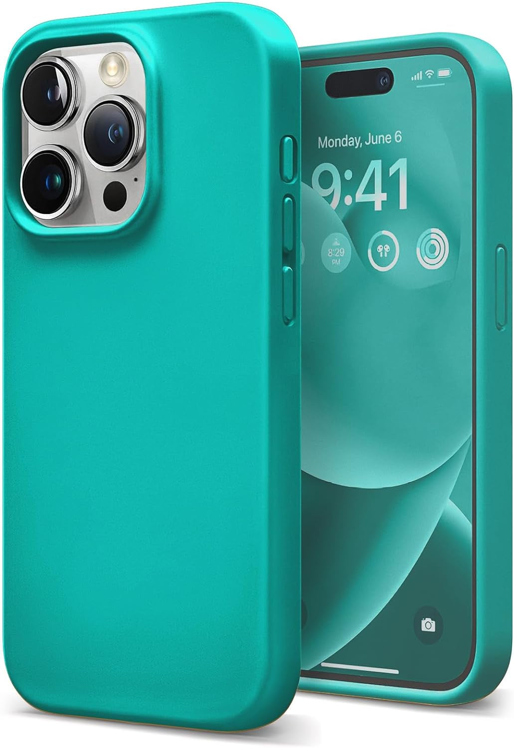 Coolfrog for Iphone 15 Pro Case, Compatible with Magsafe, 6.1" Silicone Shockproof Military-Grade Protection, Magnetic Phone Case for Men Women, Clove Purple  CoolFrog   