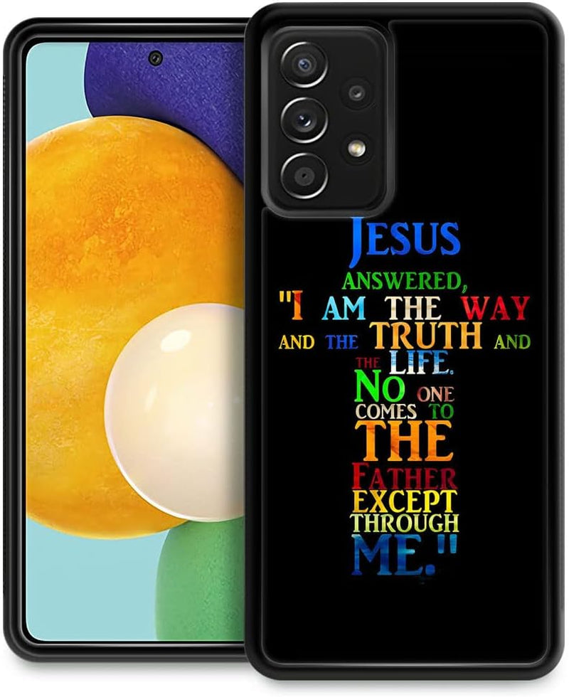 Compatible with Samsung Galaxy A53 5G Case,Christian Positive Quotation Horse Slim Soft Shockproof for Women Girls Boys Protective Cover for Samsung Galaxy A53 5G