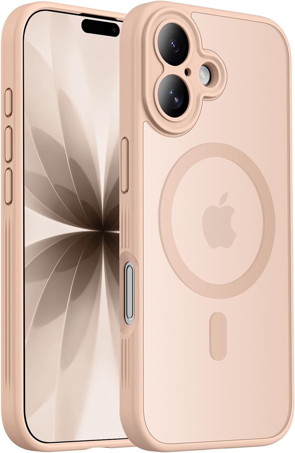 Designed for Iphone 17 Pro Max Case, Compatible with Magsafe, [Camera Protection] [15FT Military Drop Protection] Shockproof Translucent Matte Anti-Slip Phone Case, 6.9", Deep Blue