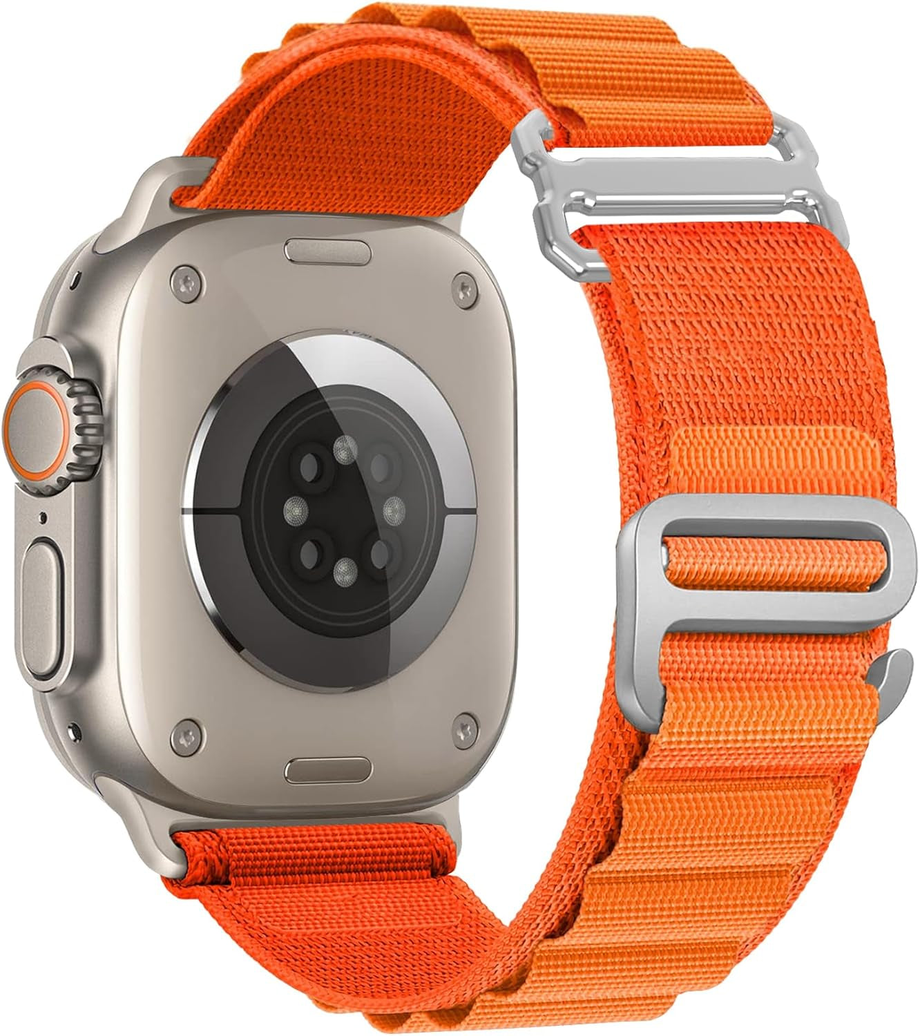 Alpine Loop Sport Band - Compatible with Apple Watch Ultra 2 / Ultra Band 49Mm 45Mm 44Mm 42Mm Men Women, Breathable Nylon Strap Adjustable with G-Hook Strap for Iwatch Ultra Series SE 9/8/7/6/5/4