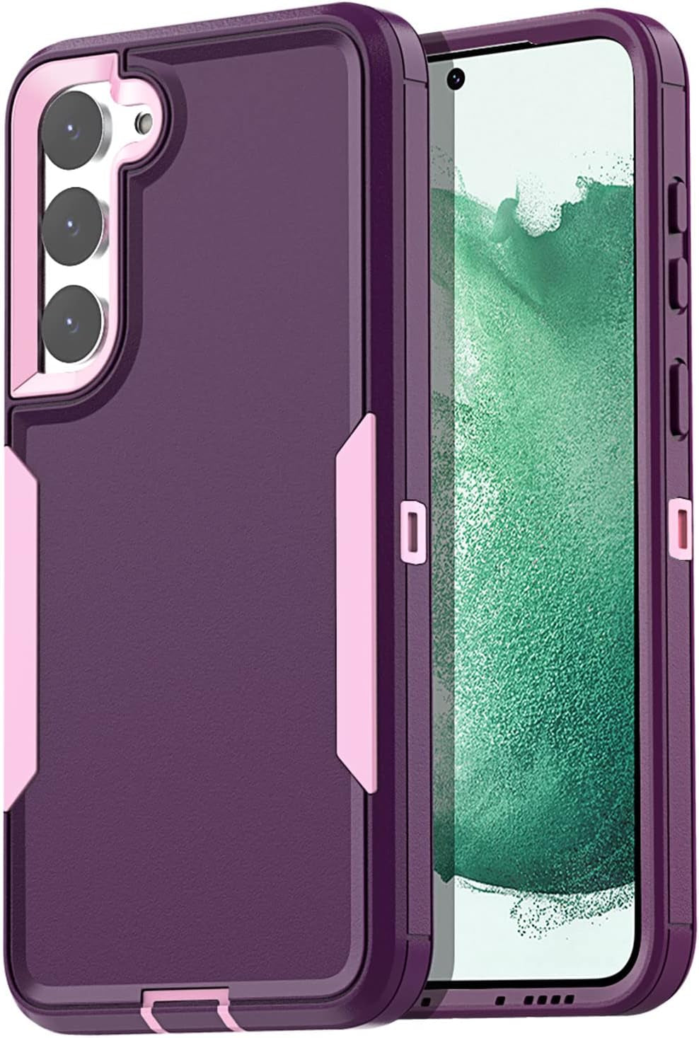 Aicase Case for Samsung Galaxy S22 Plus,Support Magnetic Car Mount Heavy Duty 2-Layer Pocket-Friendly Durable Military Grade Protection Shockproof/Drop Proof Protective Cover for S22 Plus_3