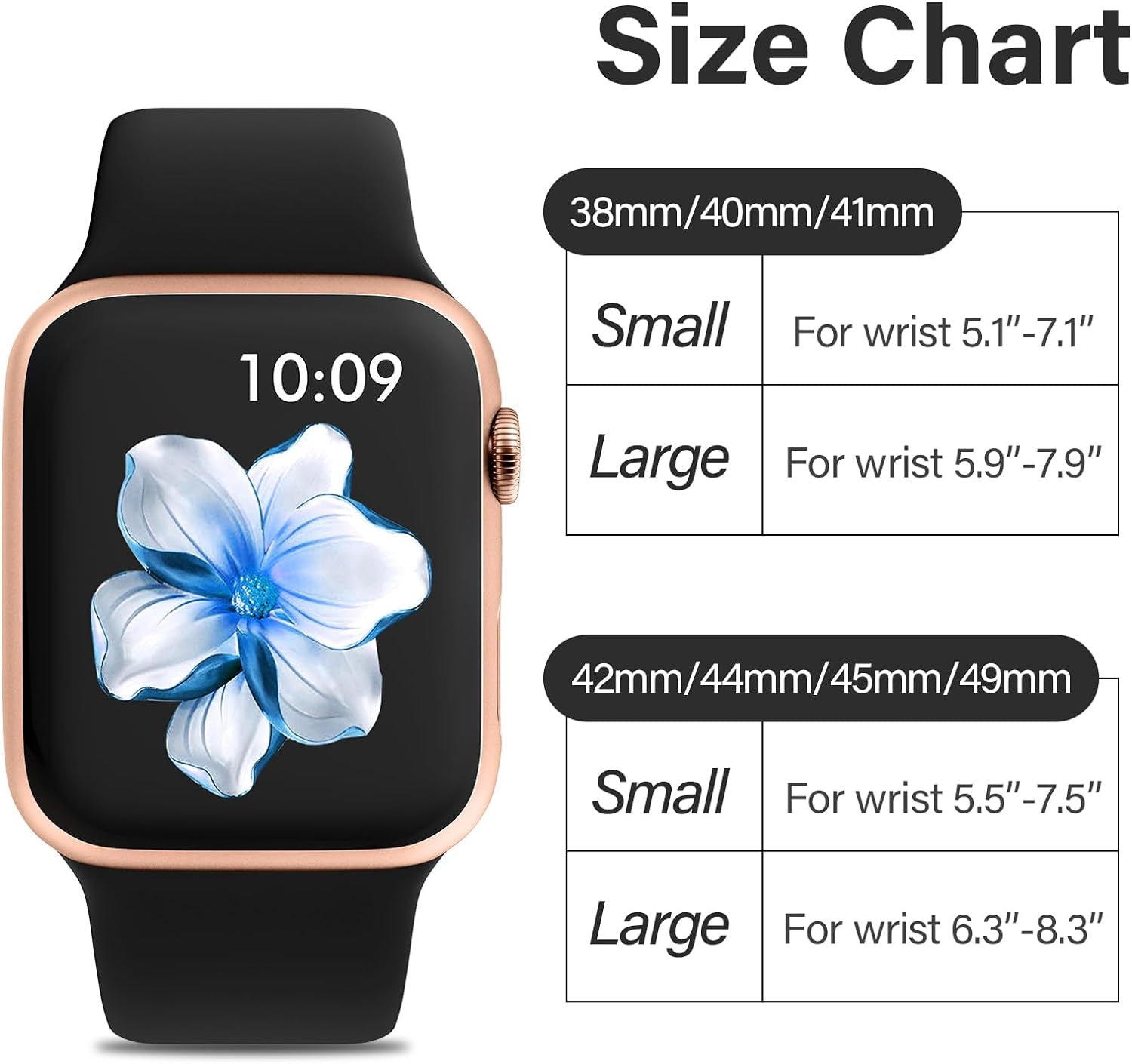 15-Pack Bands Compatible for Apple Watch Bands 42Mm 44Mm 45Mm 38Mm 40Mm 41Mm 49Mm Women Men, Soft Sport Silicone Strap for Iwatch Band Series 9 8 7 6 5 4 3 2 1 SE