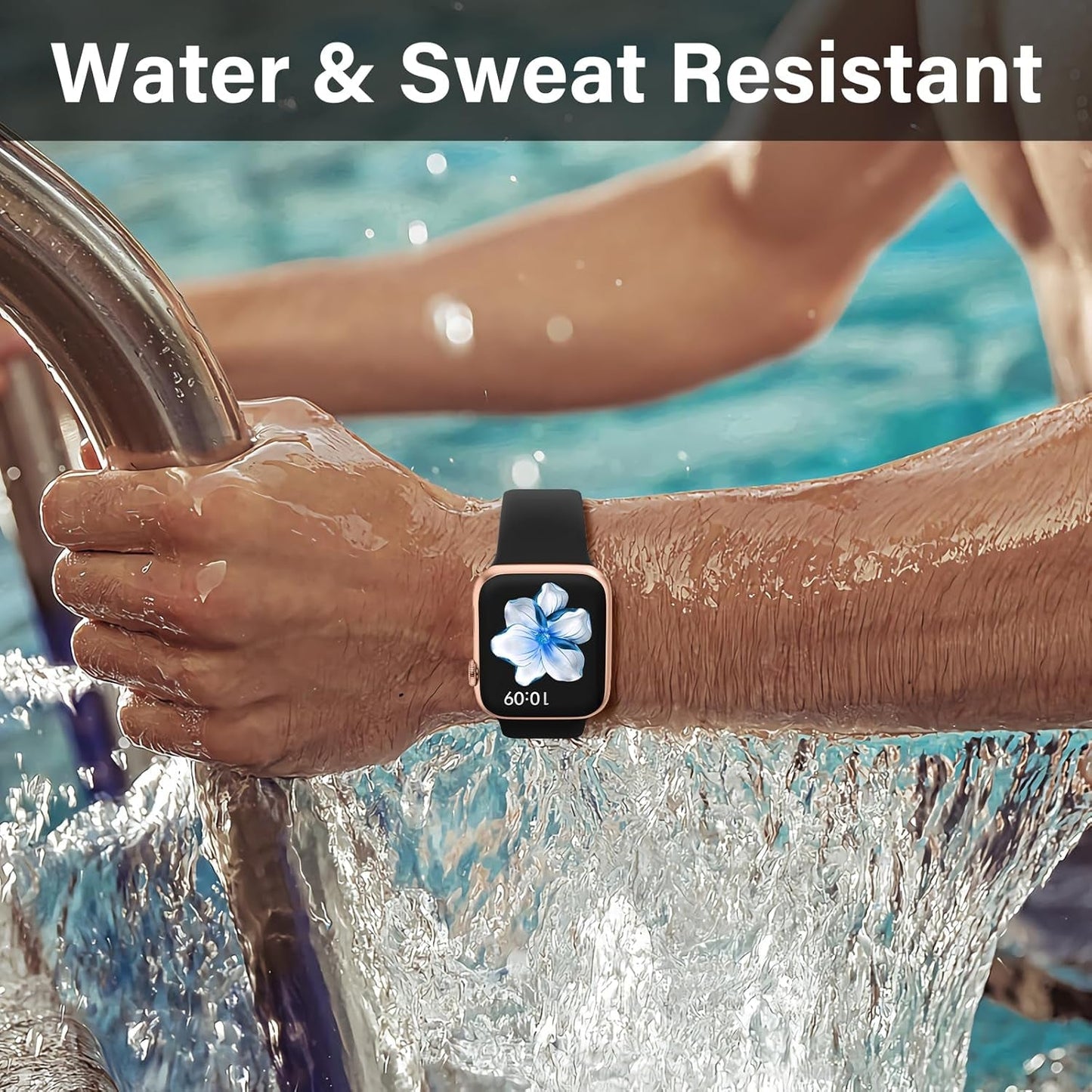 15-Pack Bands Compatible for Apple Watch Bands 42Mm 44Mm 45Mm 38Mm 40Mm 41Mm 49Mm Women Men, Soft Sport Silicone Strap for Iwatch Band Series 9 8 7 6 5 4 3 2 1 SE