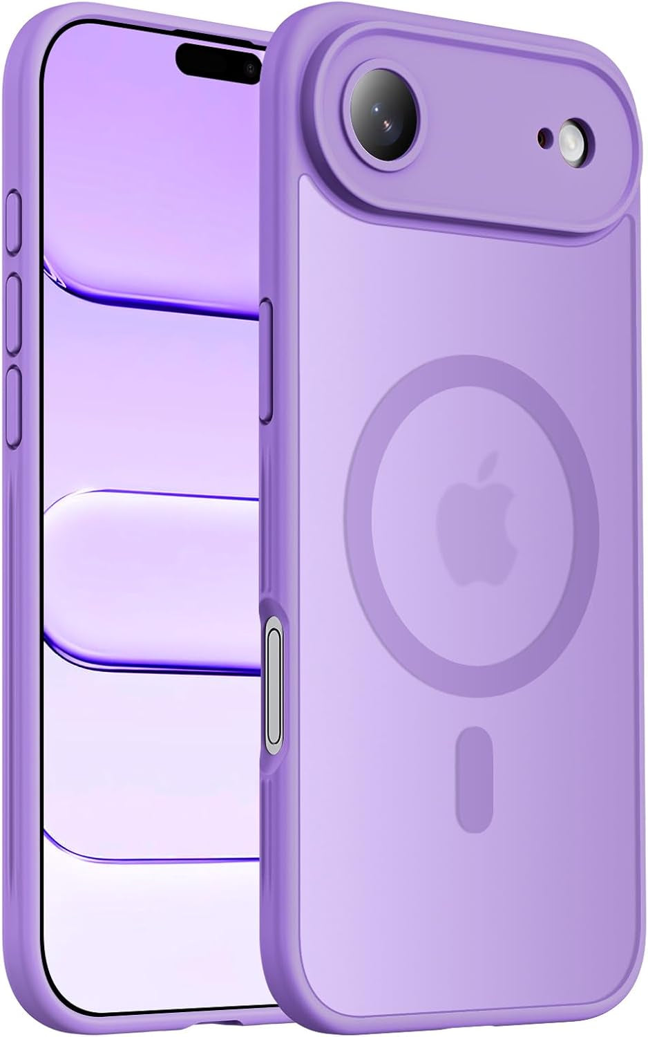 Designed for Iphone 17 Pro Max Case, Compatible with Magsafe, [Camera Protection] [15FT Military Drop Protection] Shockproof Translucent Matte Anti-Slip Phone Case, 6.9", Deep Blue