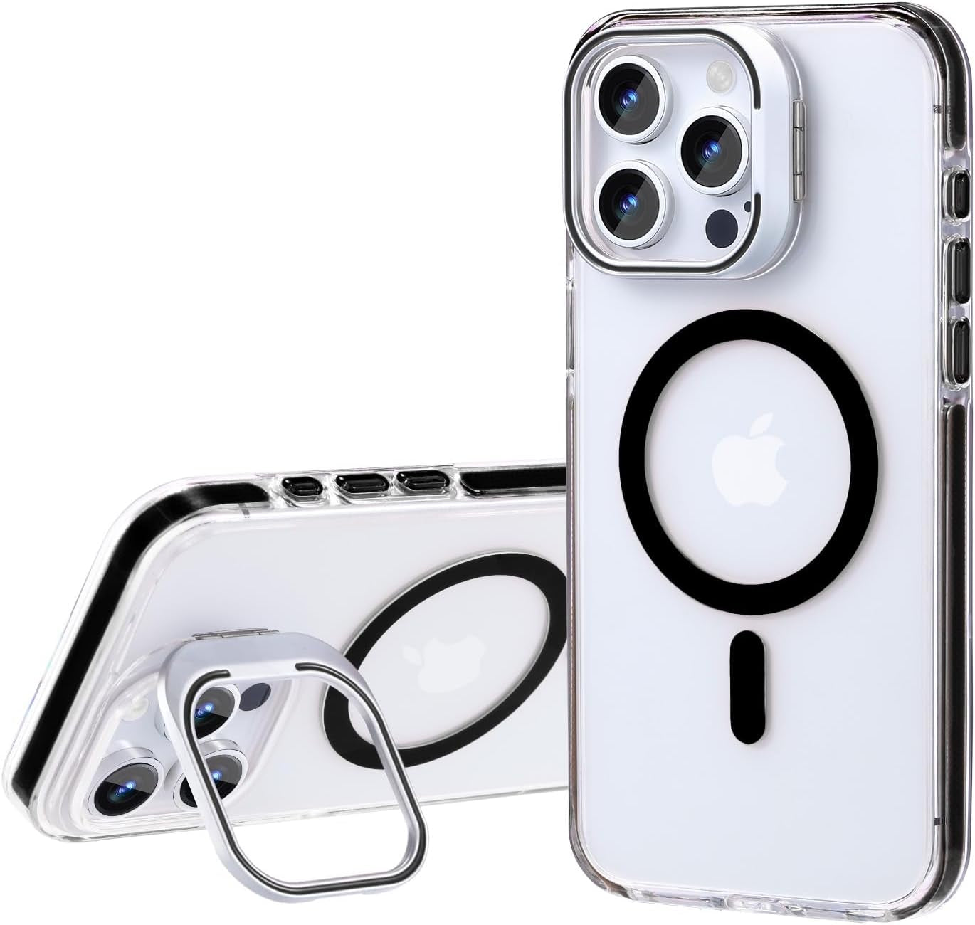 For Iphone 17 Pro Max Case with Camera Lens Protector[10Ft Military-Grade Protection] Compatible with Fit Magsafe Shockproof Slim Thin Cover Case for Iphone 17 Pro Max 6.9 Inch, Orange Bumper