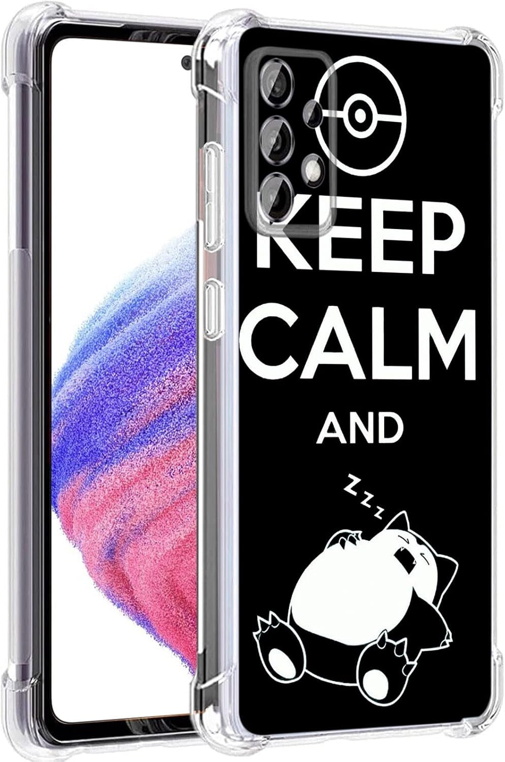 Galaxy A53 5G Case, Plum Blossom Flower Drop Protection Shockproof Case TPU Full Body Protective Scratch-Resistant Cover for Samsung Galaxy A53 5G