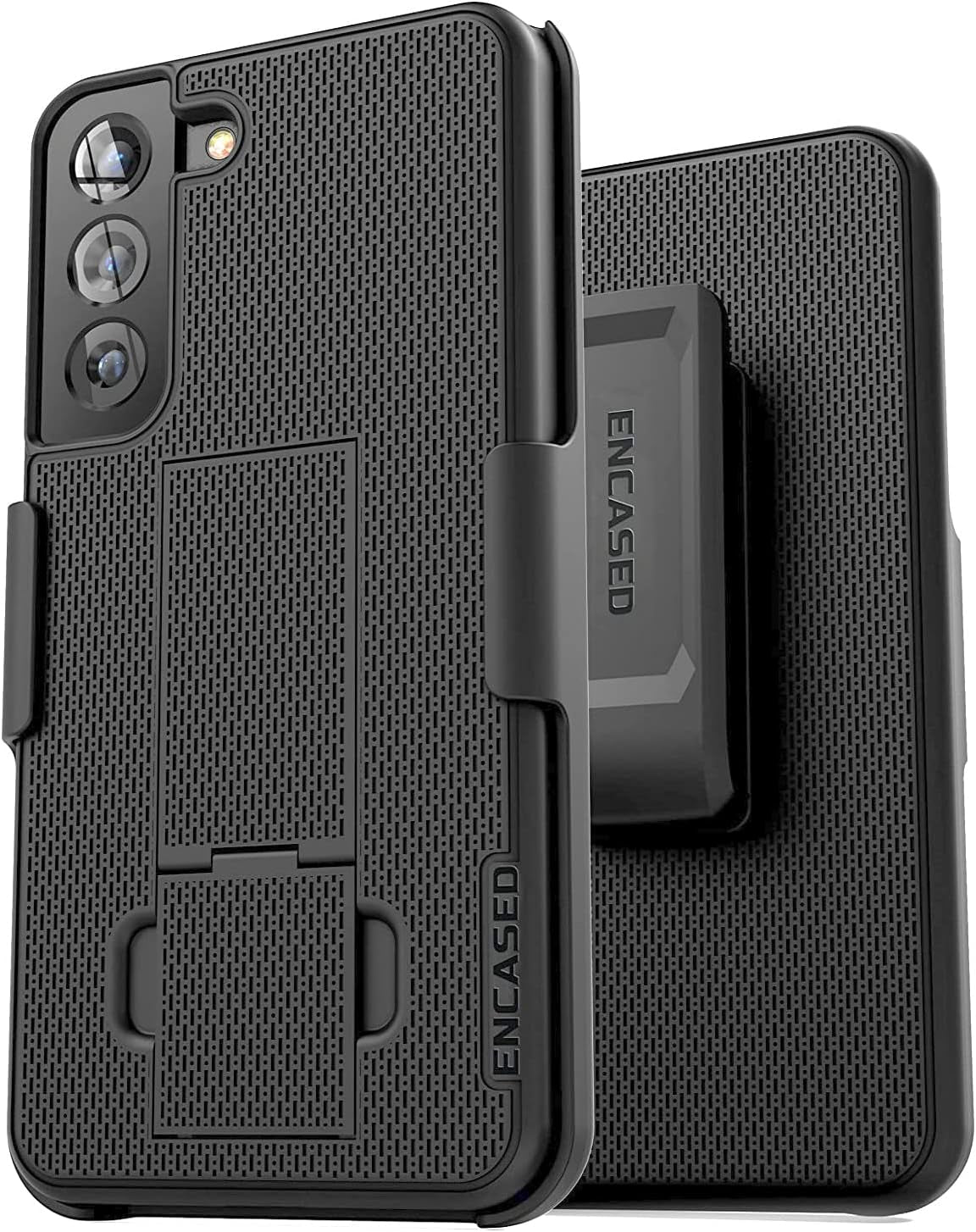 Duraclip Designed for Samsung Galaxy S22 Belt Clip Case, Slim Phone Case with Holster (S22)