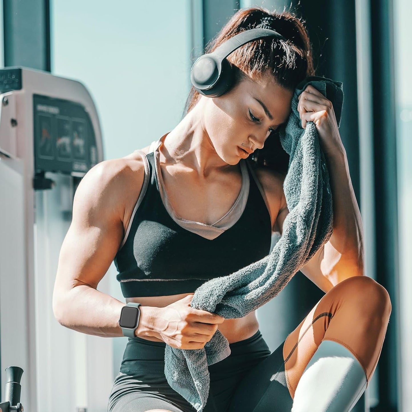 10 Pack Sport Bands Compatible with Apple Watch Band 40Mm 41Mm 44Mm 45Mm 49Mm 38Mm 42Mm Women Men, Soft Silicone Waterproof Strap Iwatch Bands for Apple Watch Series 9 8 7 6 5 4 3 2 SE Ultra