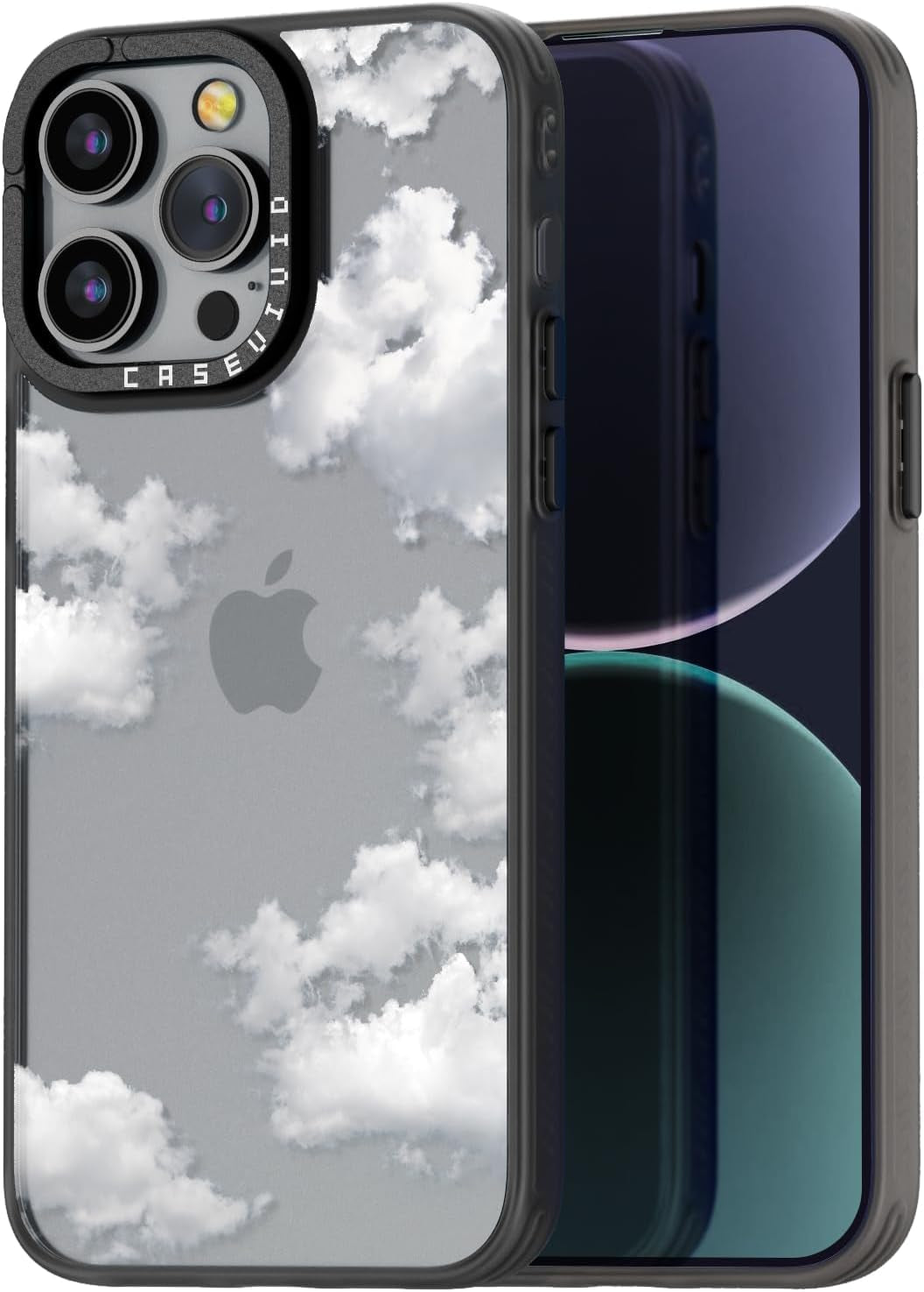 Casevivid Compatible for Iphone 15 Pro Case Cute Aesthetic - Durable Fashion Funny Phone Case - Girly Butterfly Pattern Print Cover Design for Woman Girl 6.1 Inches Black  CASEVIVID   