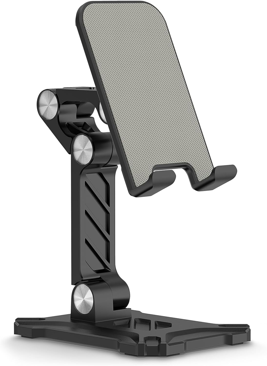 Foldable Phone Stand Desk for Samsung Galaxy S23 Ultra S24 A14 A54 5G A15 A13 A53 S22 plus S21 FE S20 A03S A23 Pixel 8,Ipad Iphone 15 Cell Phone Holder Height Adjustable Tablet Cradle Desktop Dock